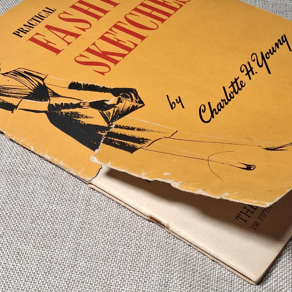Vintage Book of Practical Fashion Sketches by Charlotte H. Young - 1943
