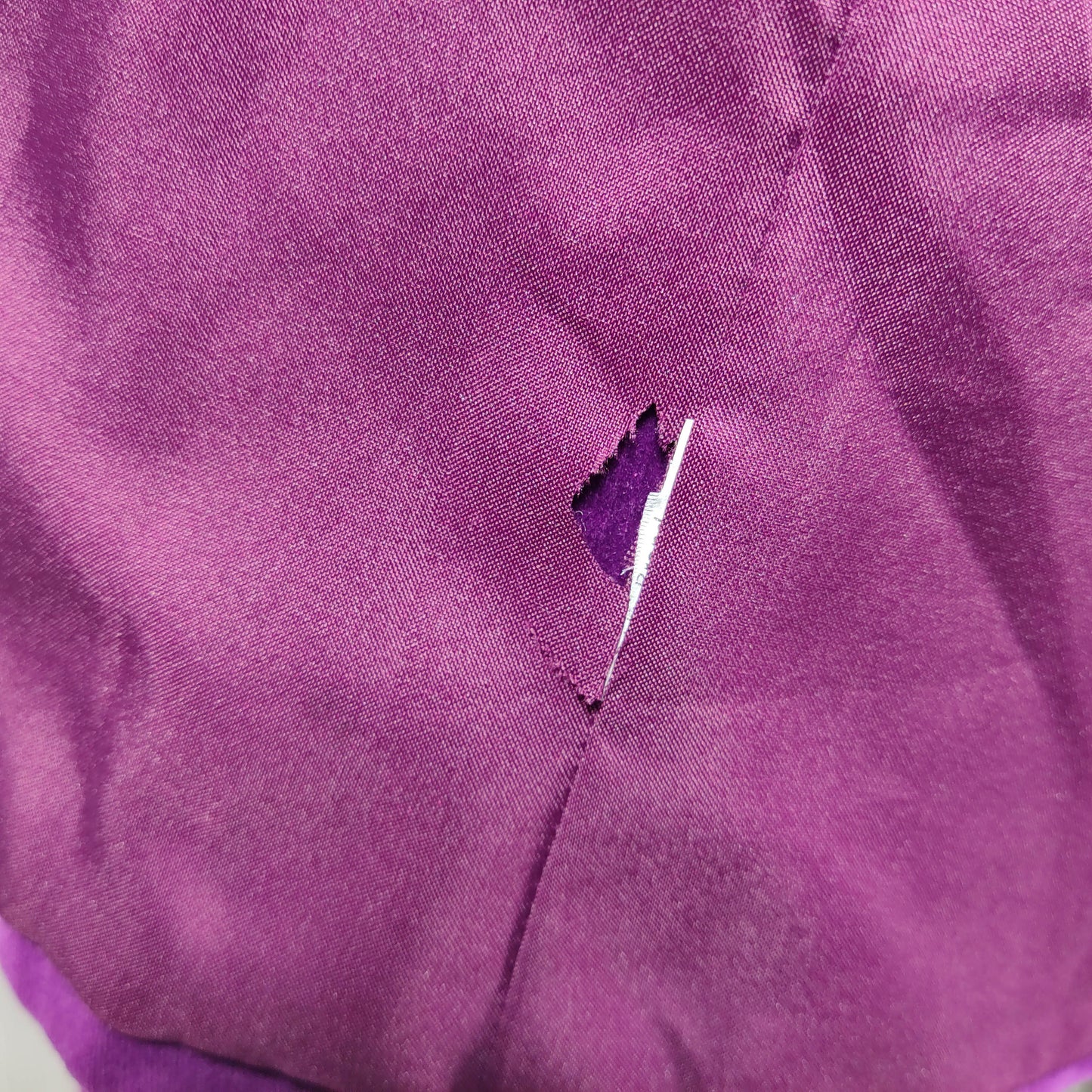 1950's Vintage Magenta Velvet Peter Pan Collar Short Coat