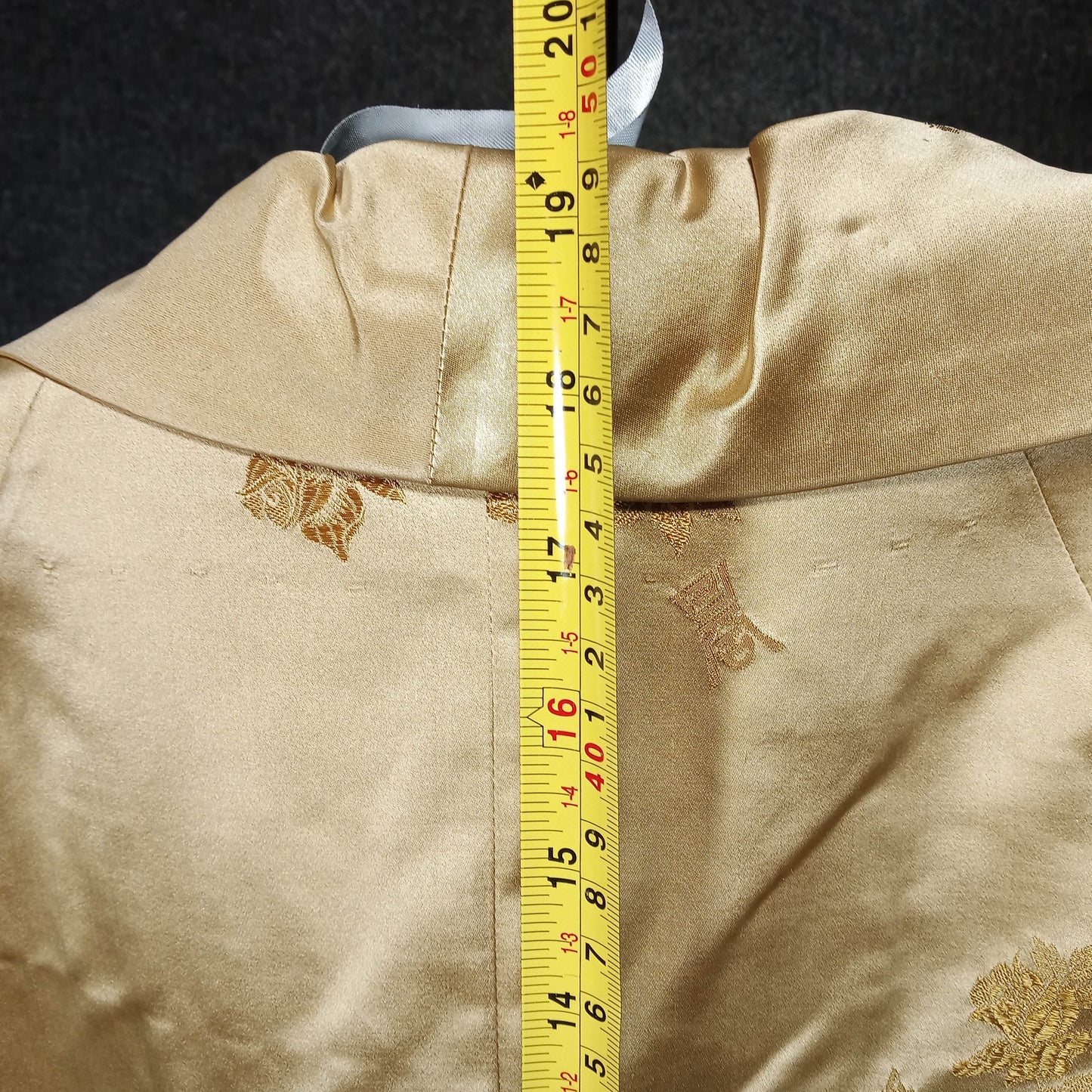 1950's Vintage Gold Silk Evening Short Jacket - Needs Love!