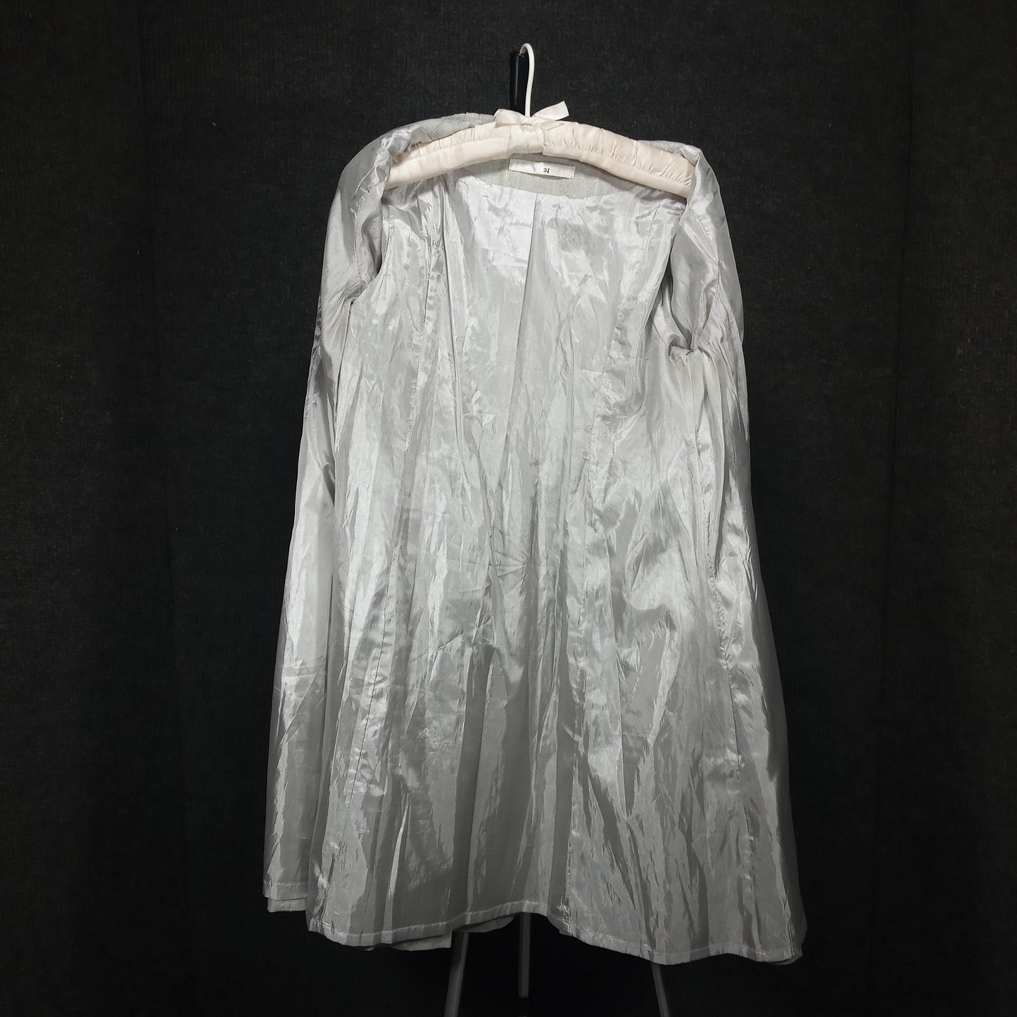 Silver and Grey Medium Length Vintage Coat by 3.1 Phillip Lim