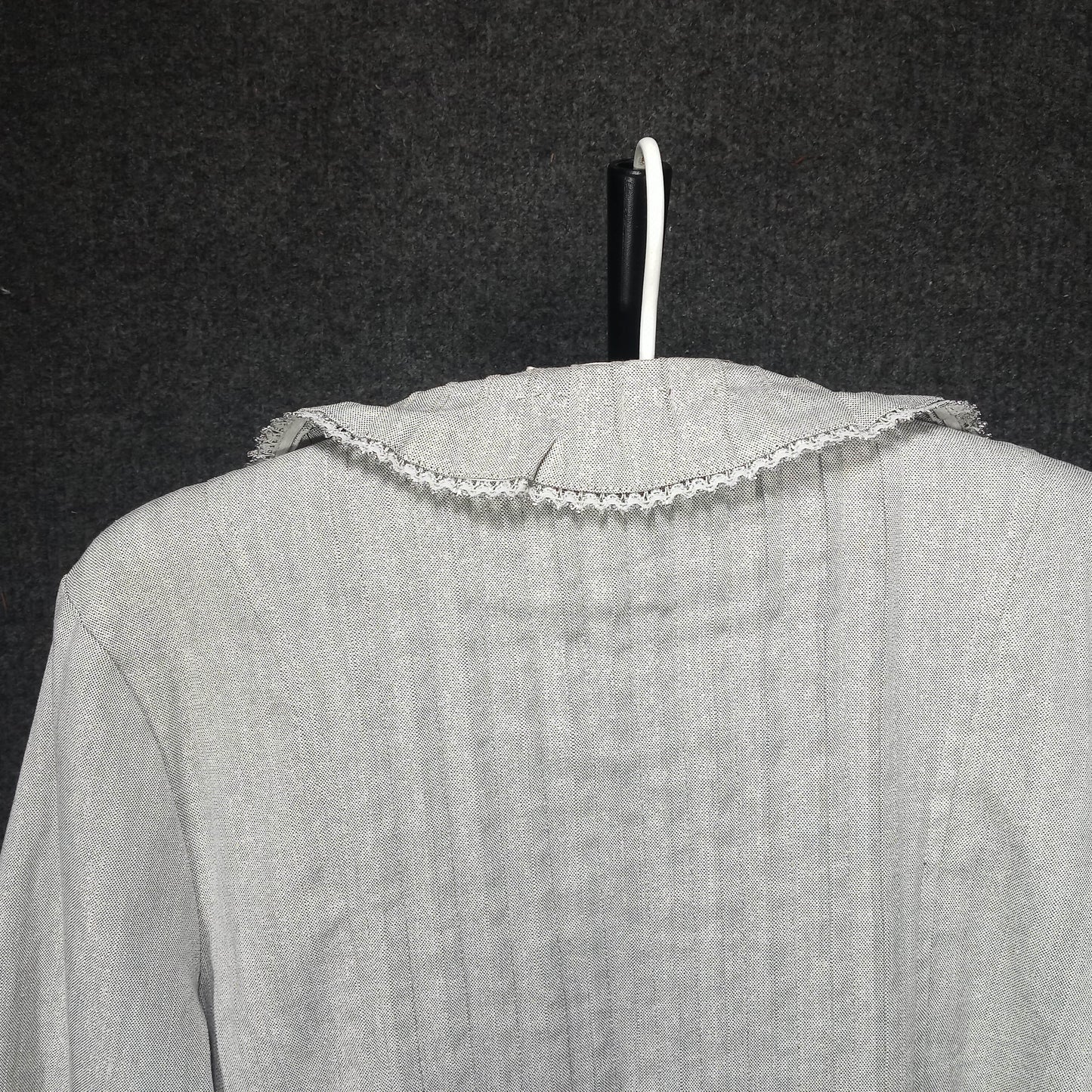 Silver and Grey Medium Length Vintage Coat by 3.1 Phillip Lim