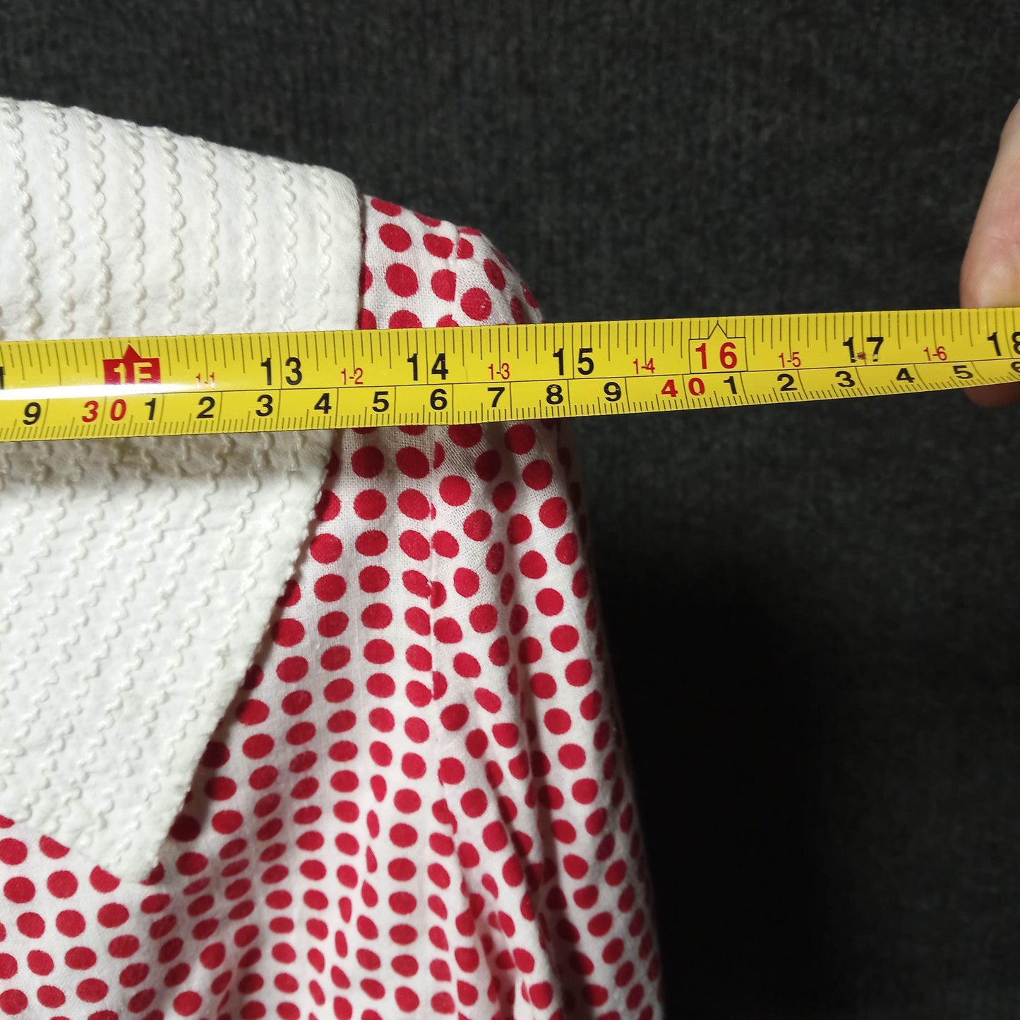 1950's Red and White Check Cotton Short Jacket