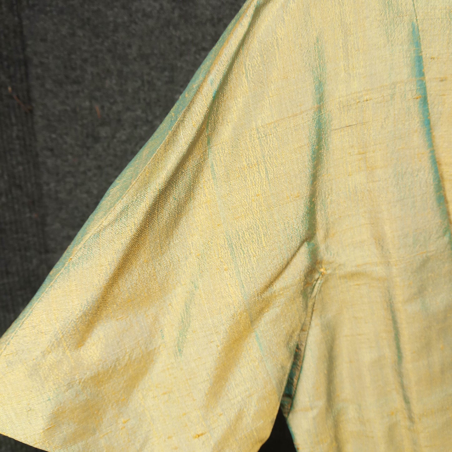1950's Chartreuse Raw Silk Wiggle Dress