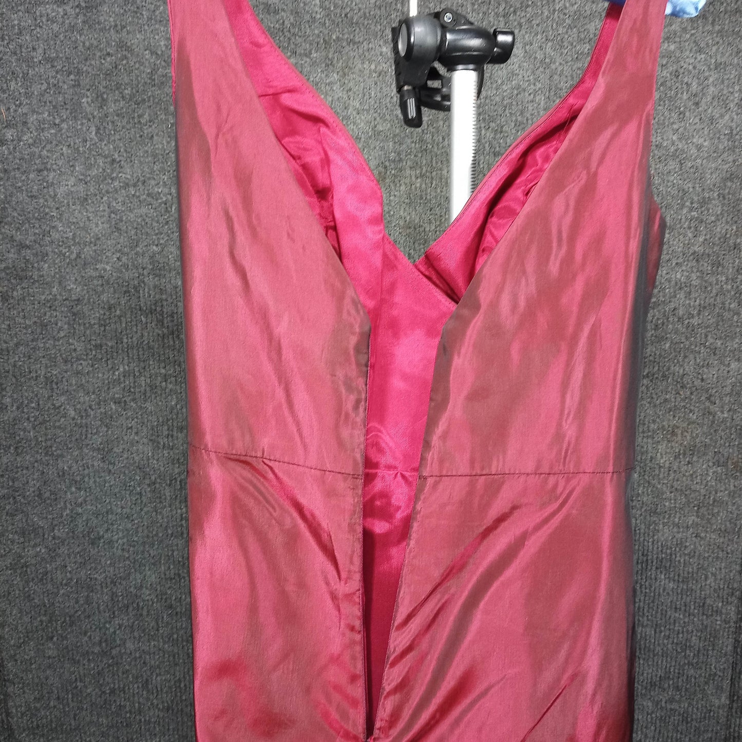 1950's Red Satin Tulip Cocktail Dress