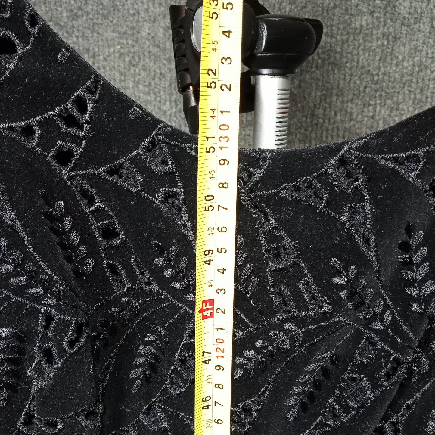 1950's Black Rayon Velvet Bodice Dingle Ball Dress by Best & Co, 5th Ave