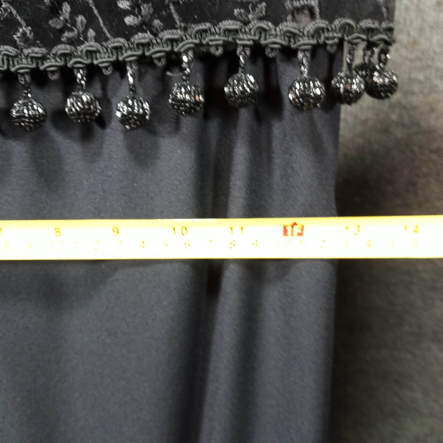 1950's Black Rayon Velvet Bodice Dingle Ball Dress by Best & Co, 5th Ave