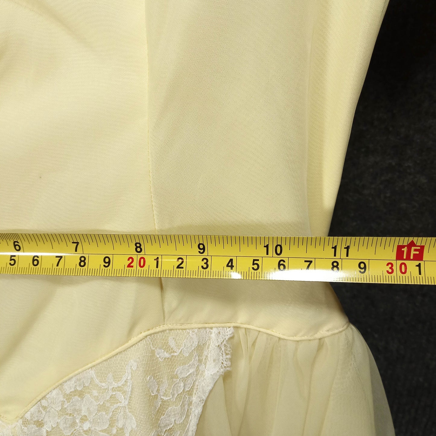 1950's Yellow and Lace Cupcake Dress