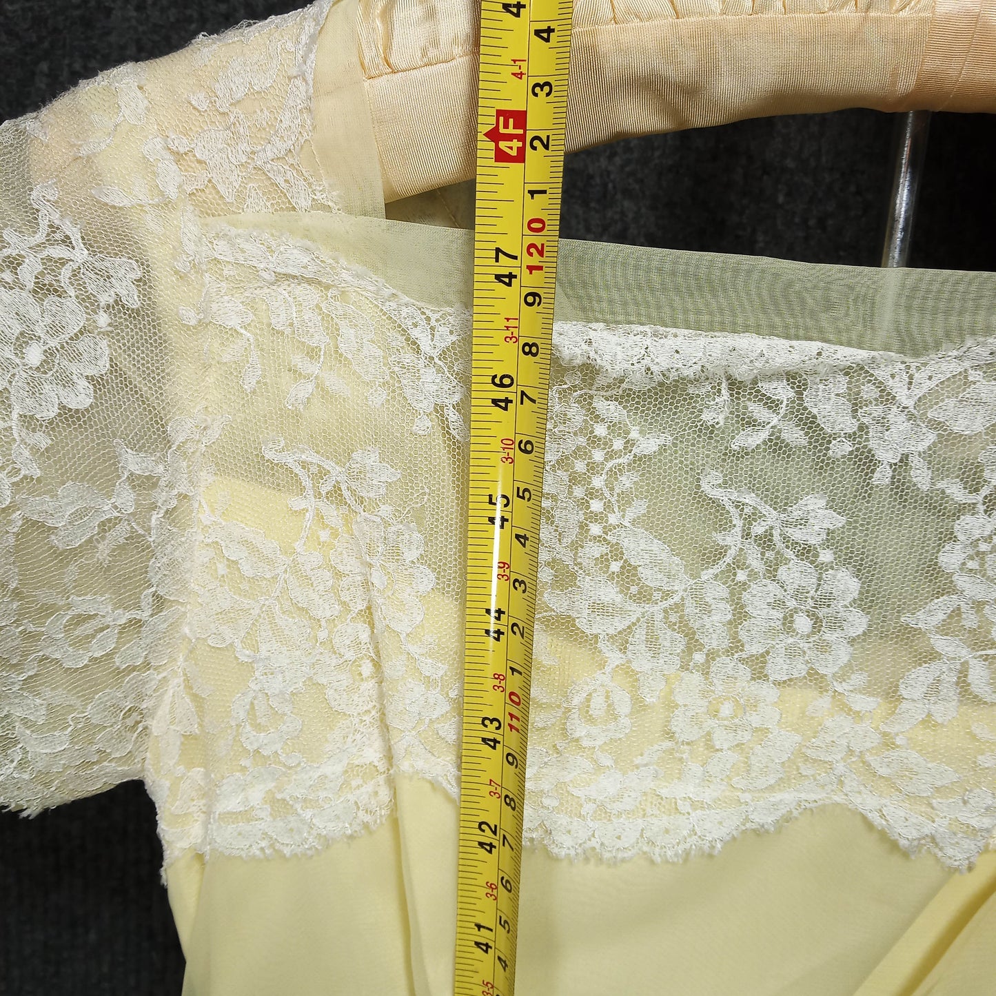 1950's Yellow and Lace Cupcake Dress