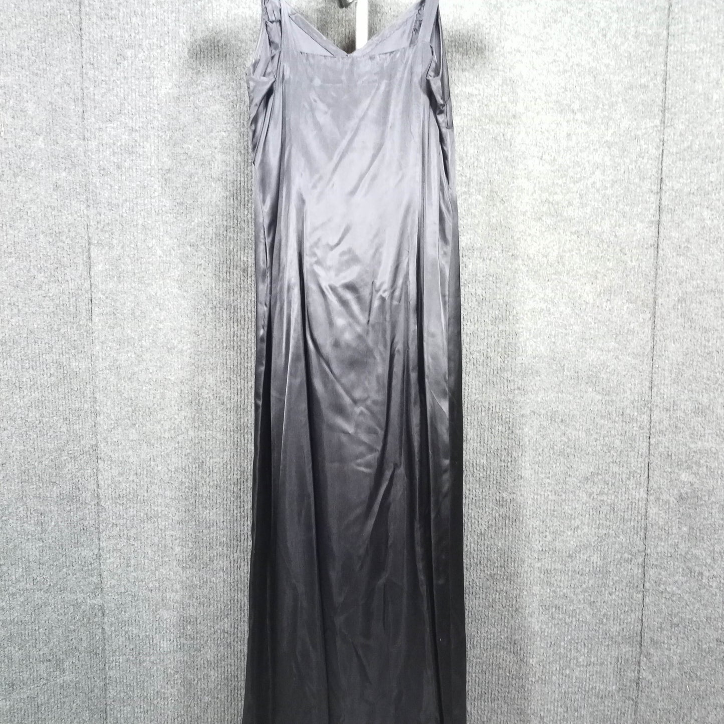 Black Satin A-line Starlet Long Gown - Pre-1950's