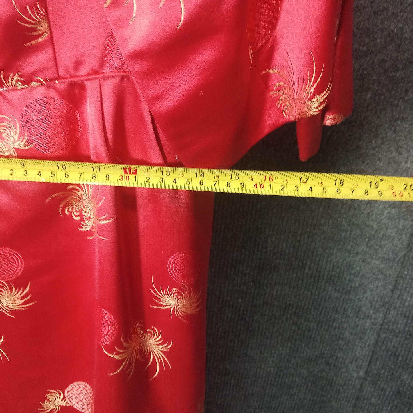 1950's Coral Silk Damask Wiggle Dress with Coat by Best Co