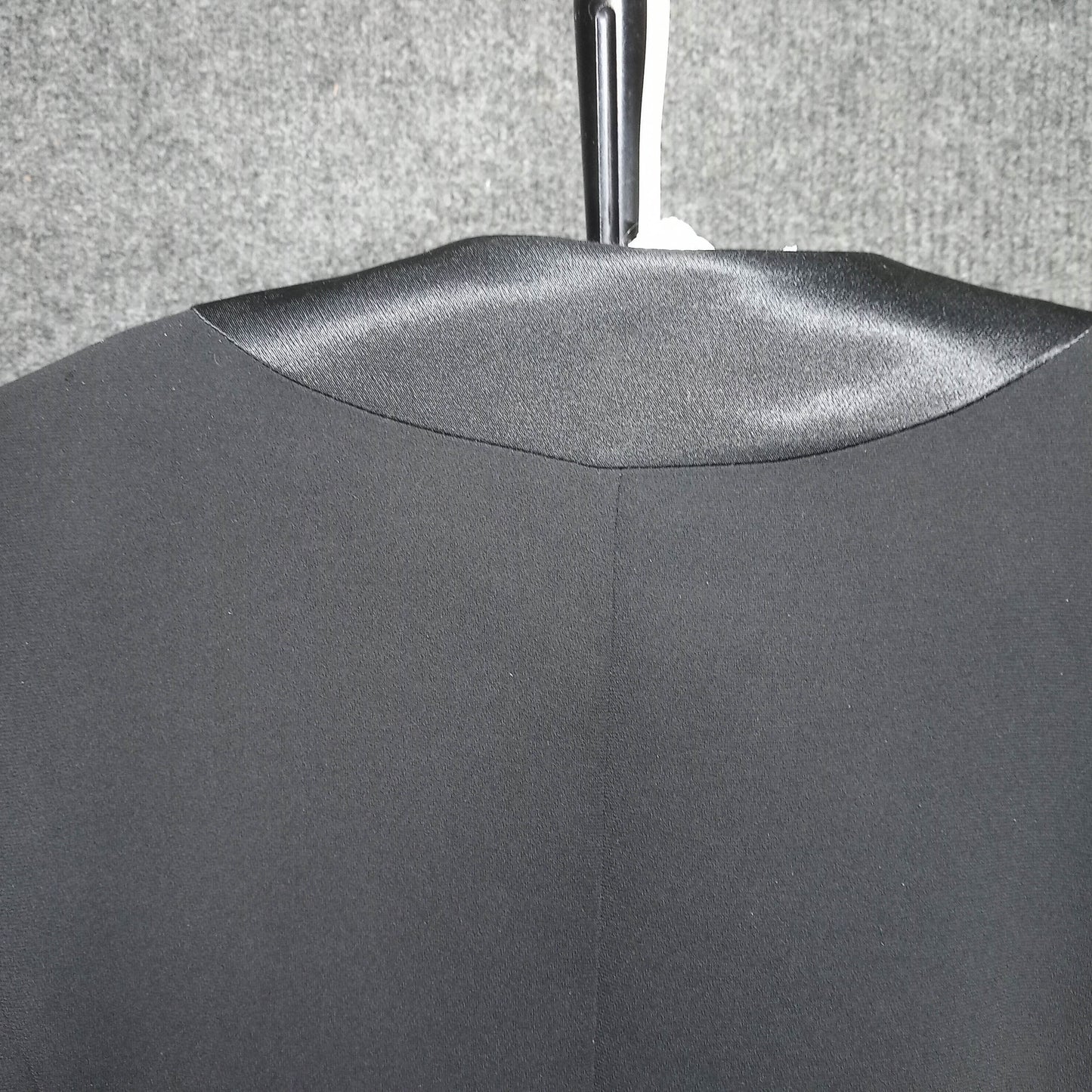 1960's Black Rayon & Satin Detail Suit by Jolibel