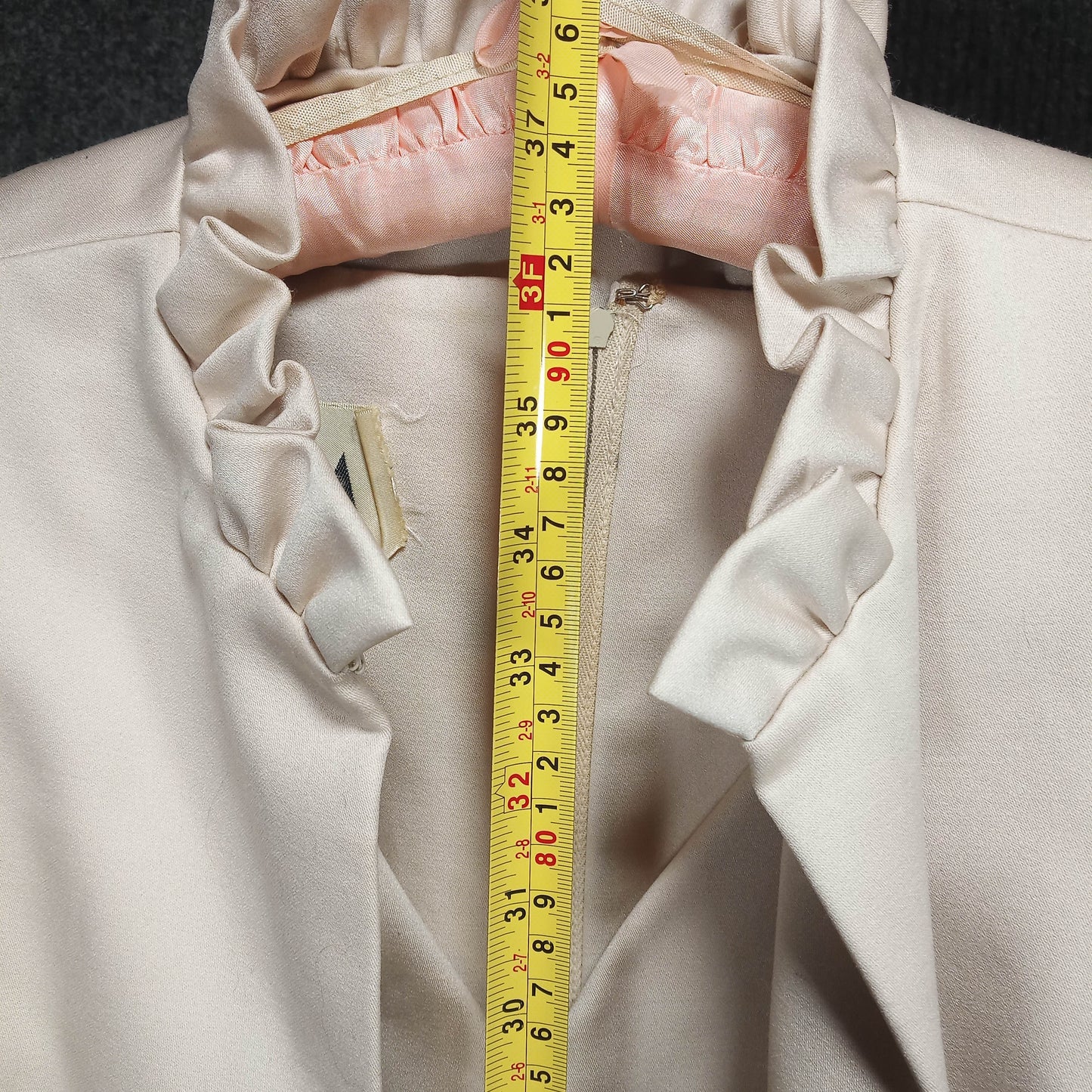 1960's Ecru-Cream Shift & Jacket by Rona