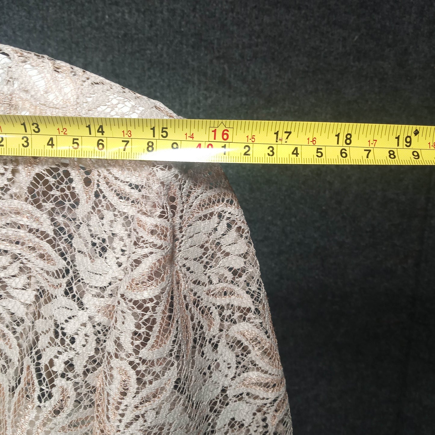 1960's Ecru Full Lace Long Sleeve Wiggle Dress from Saks Fifth Ave