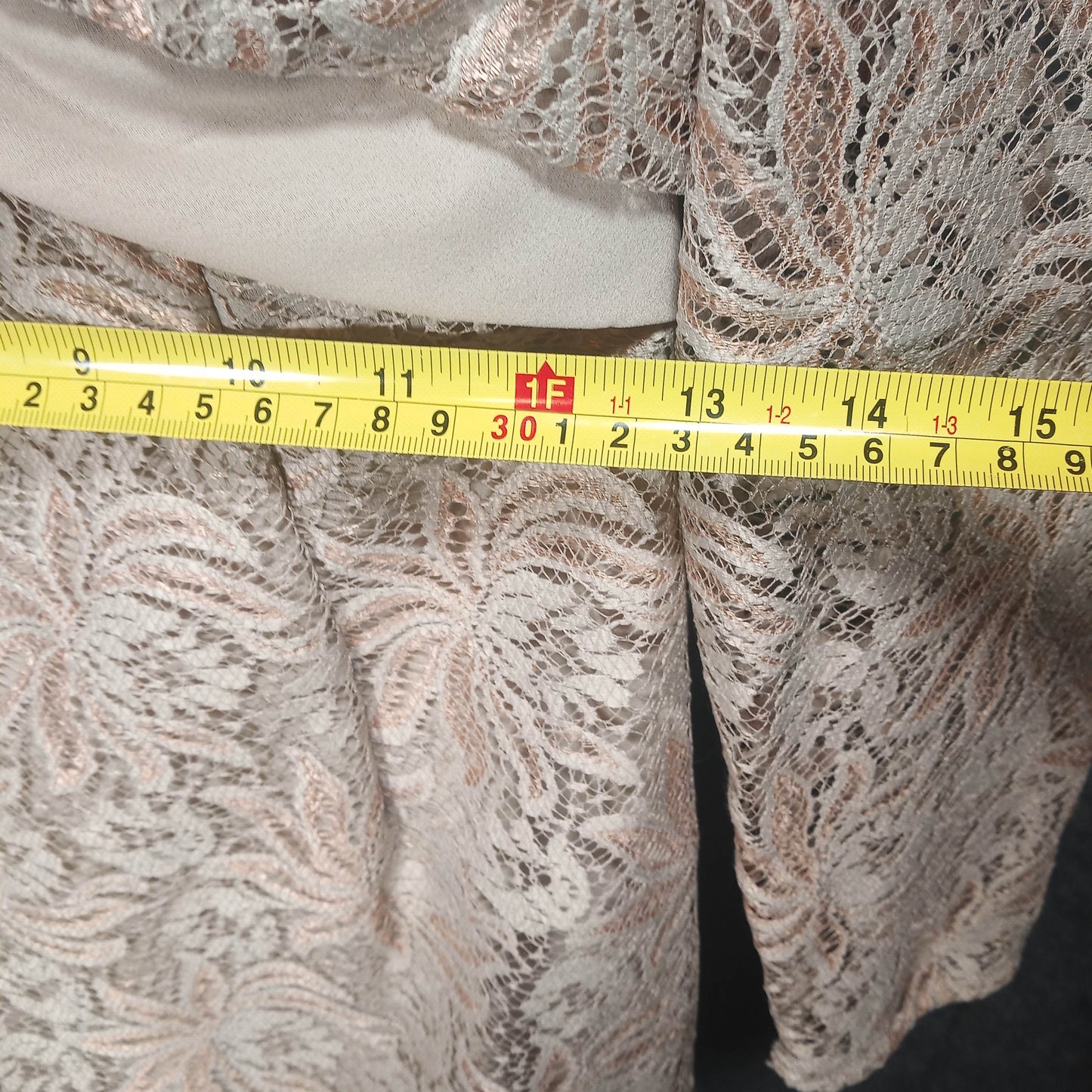 1960's Ecru Full Lace Long Sleeve Wiggle Dress from Saks Fifth Ave