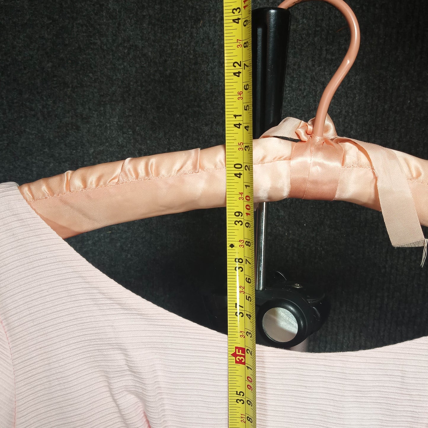 1950's Pink Broadcloth Party Dress with Large Back Bow by Meier and Frank Co
