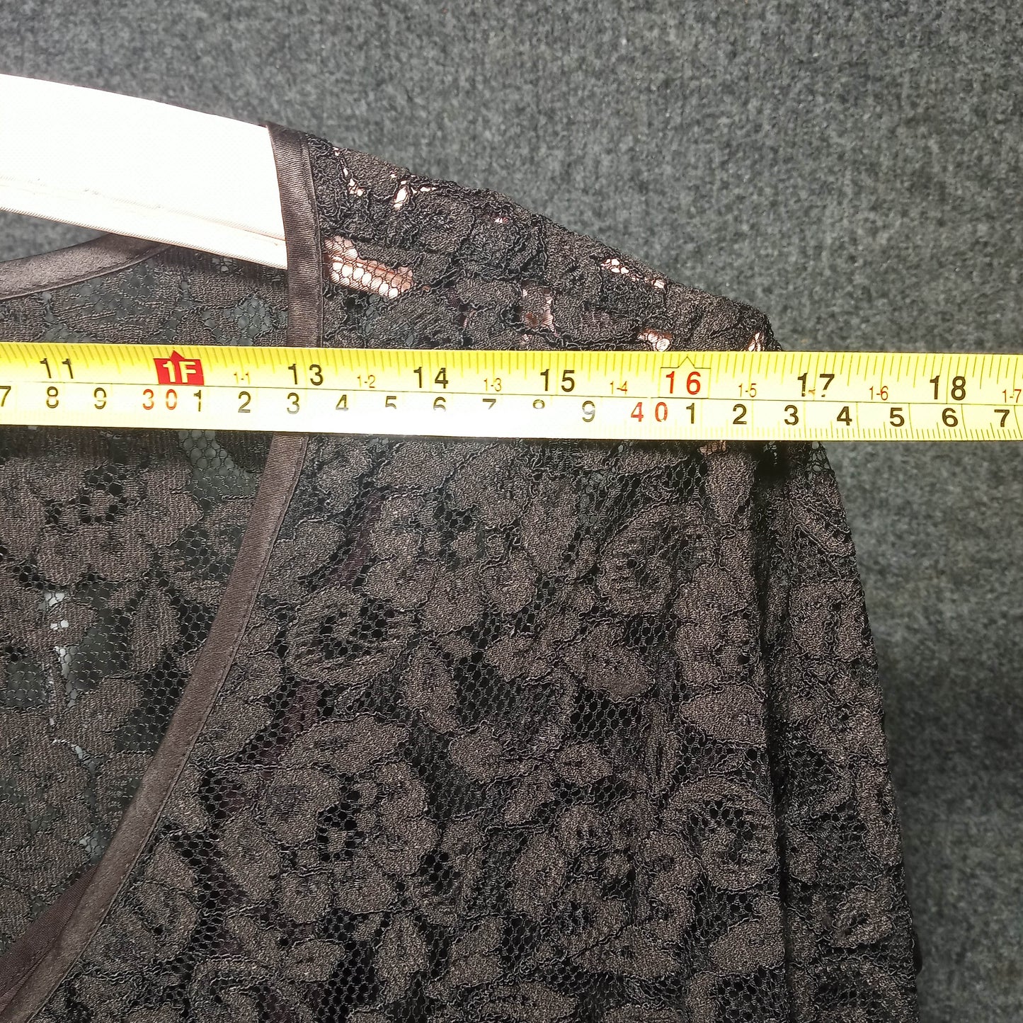 1970's Chocolate Lace with Matching Slip Swing Dress