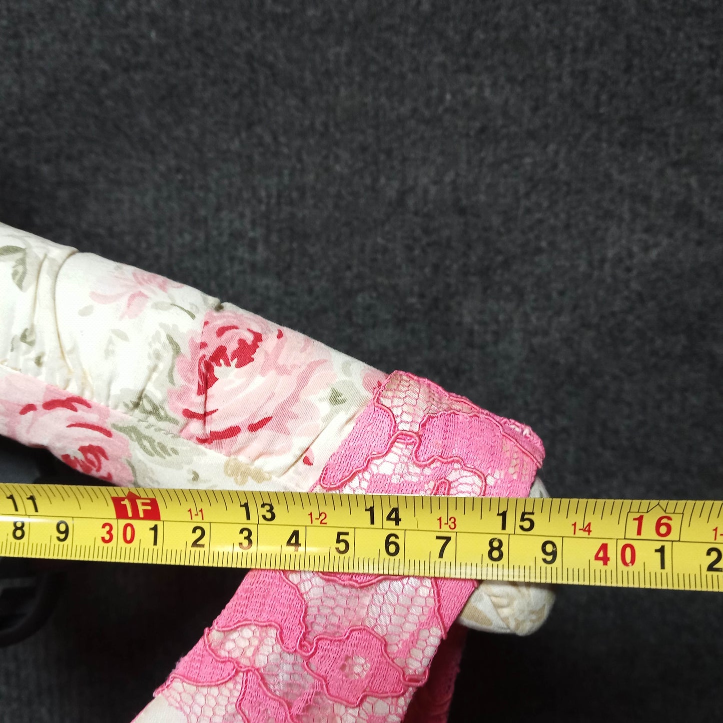 1950's Bubble Gum Pink Lace Full Length Sheath