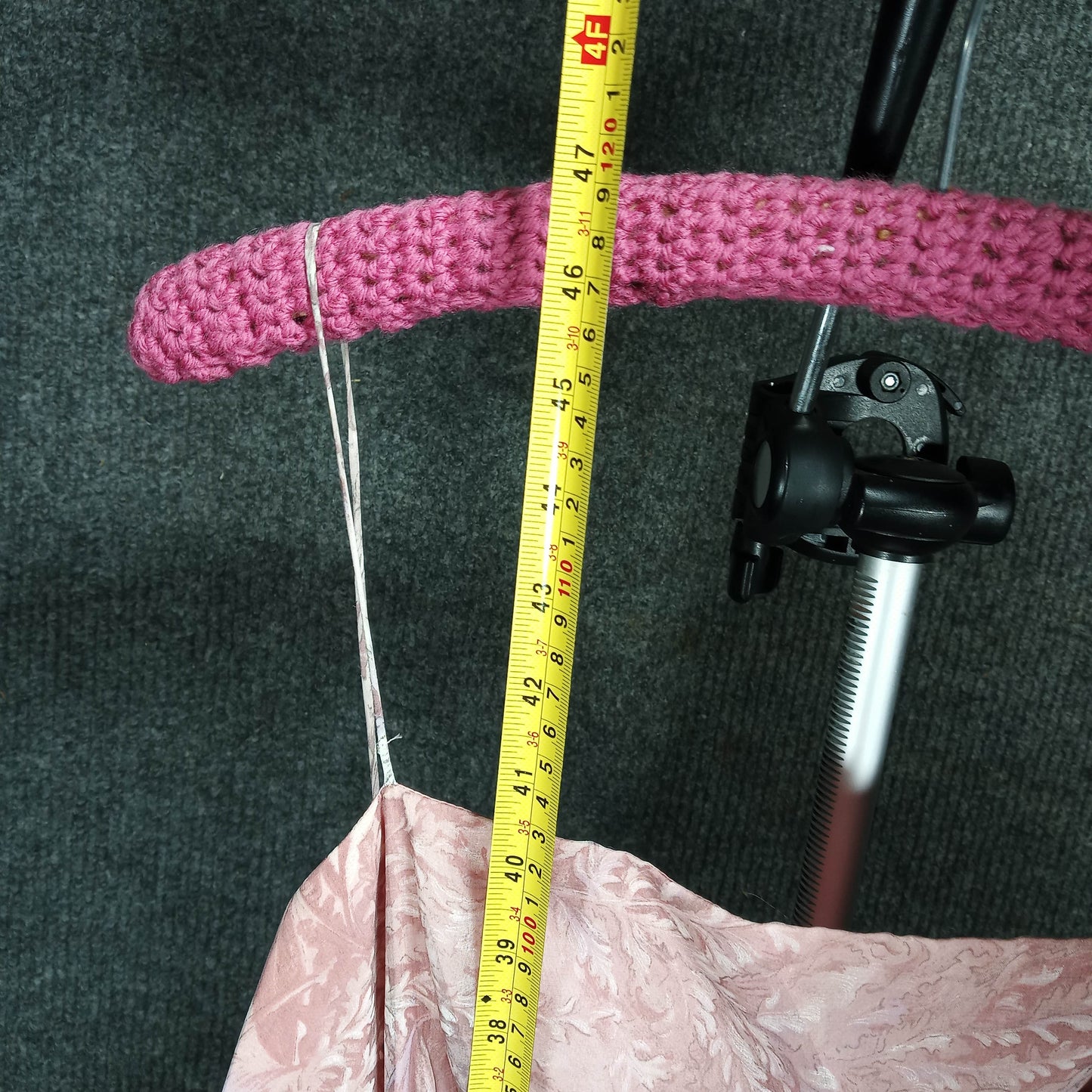 1960s Vintage Pink Floral Rayon Dress by Rizkallah