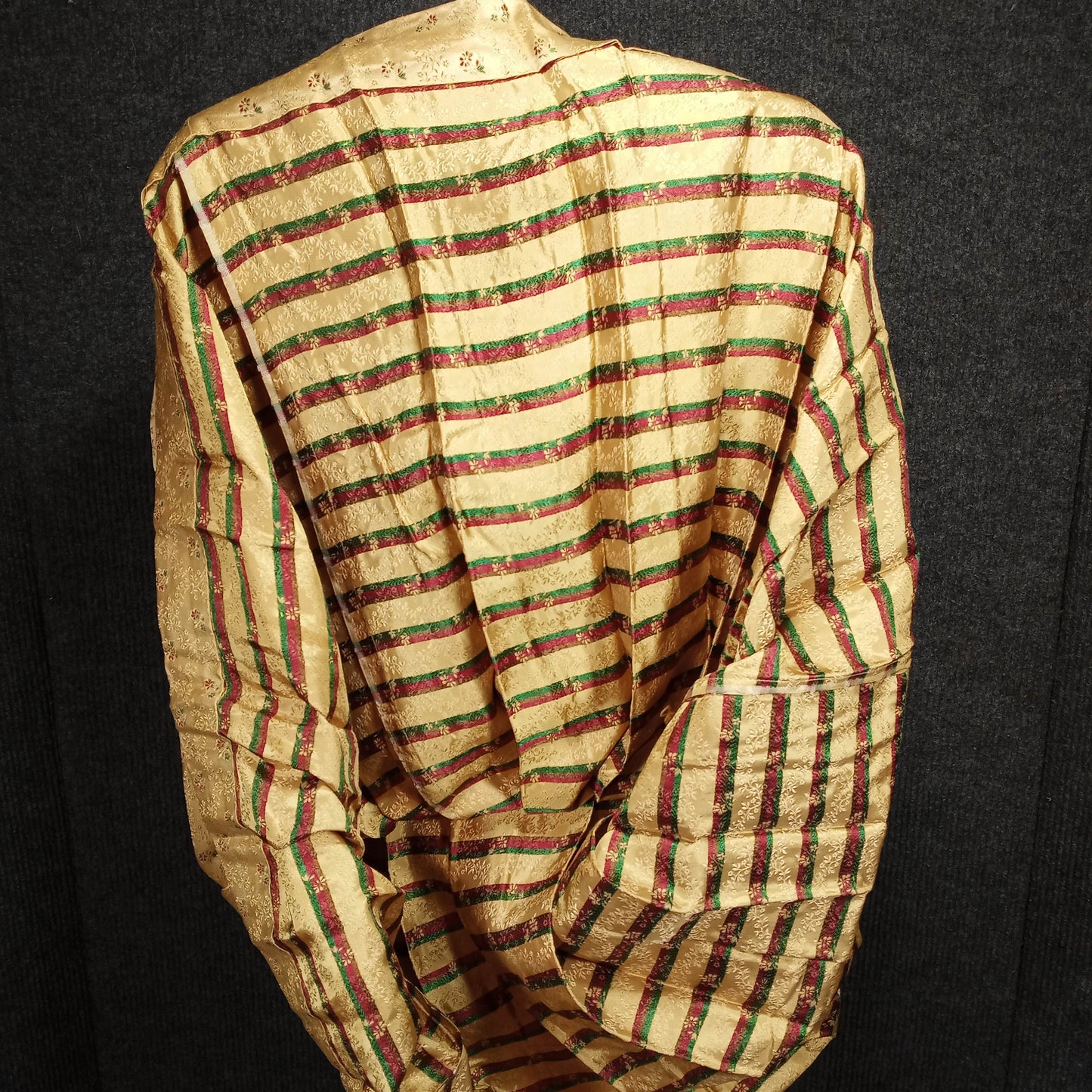 1950s Gold Floral Damask Dirndl Dress from Munich