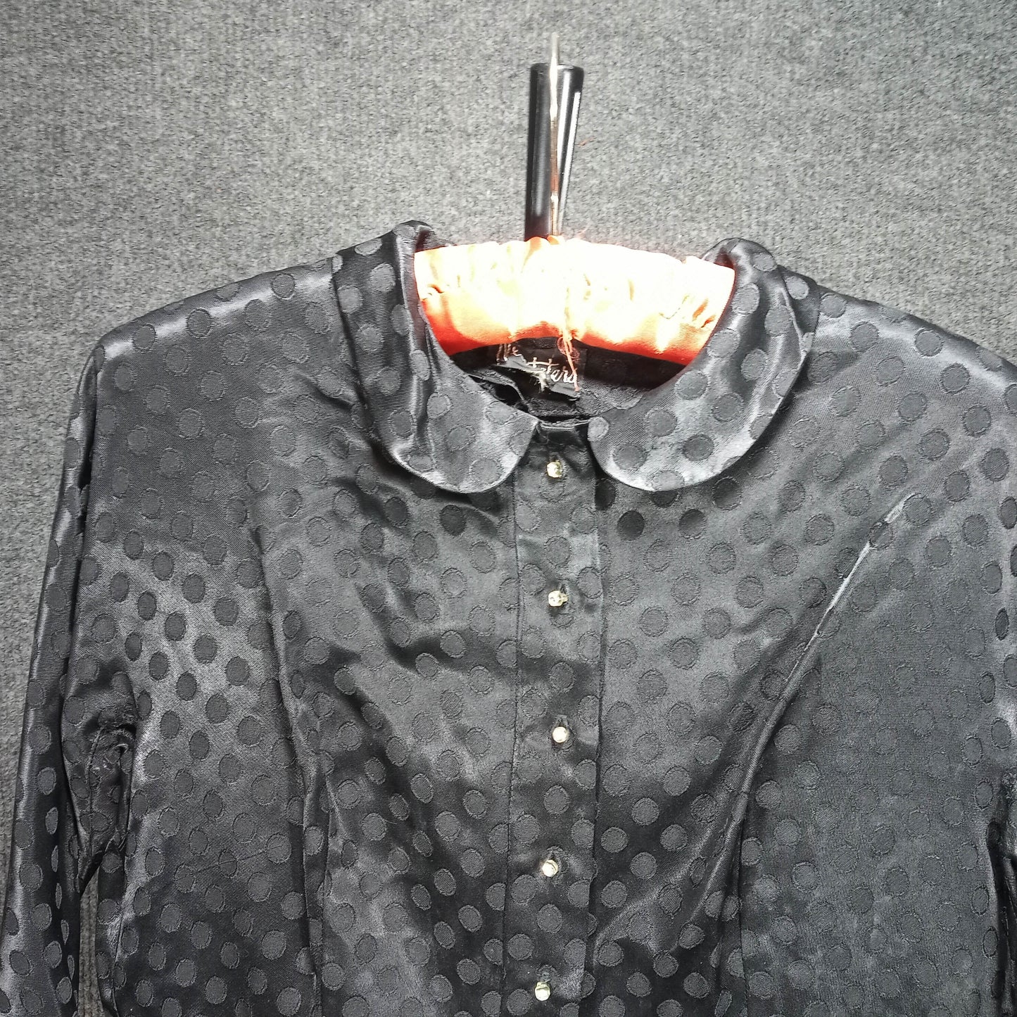 1950's Black Polka Dot Circle Dress by Neusteters