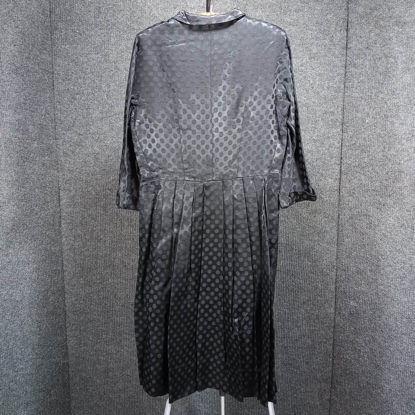 1950's Black Polka Dot Circle Dress by Neusteters