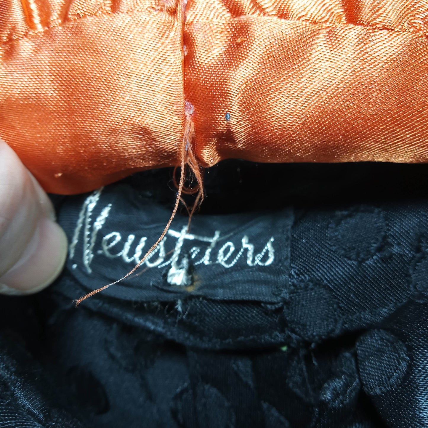 1950's Black Polka Dot Circle Dress by Neusteters