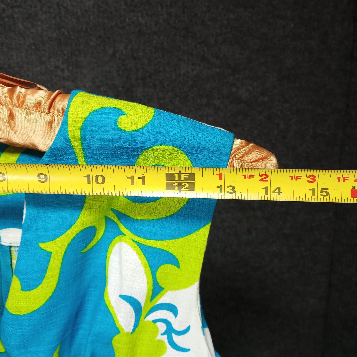 1960's Turquoise and White Hawaiian Column Dress by Darina
