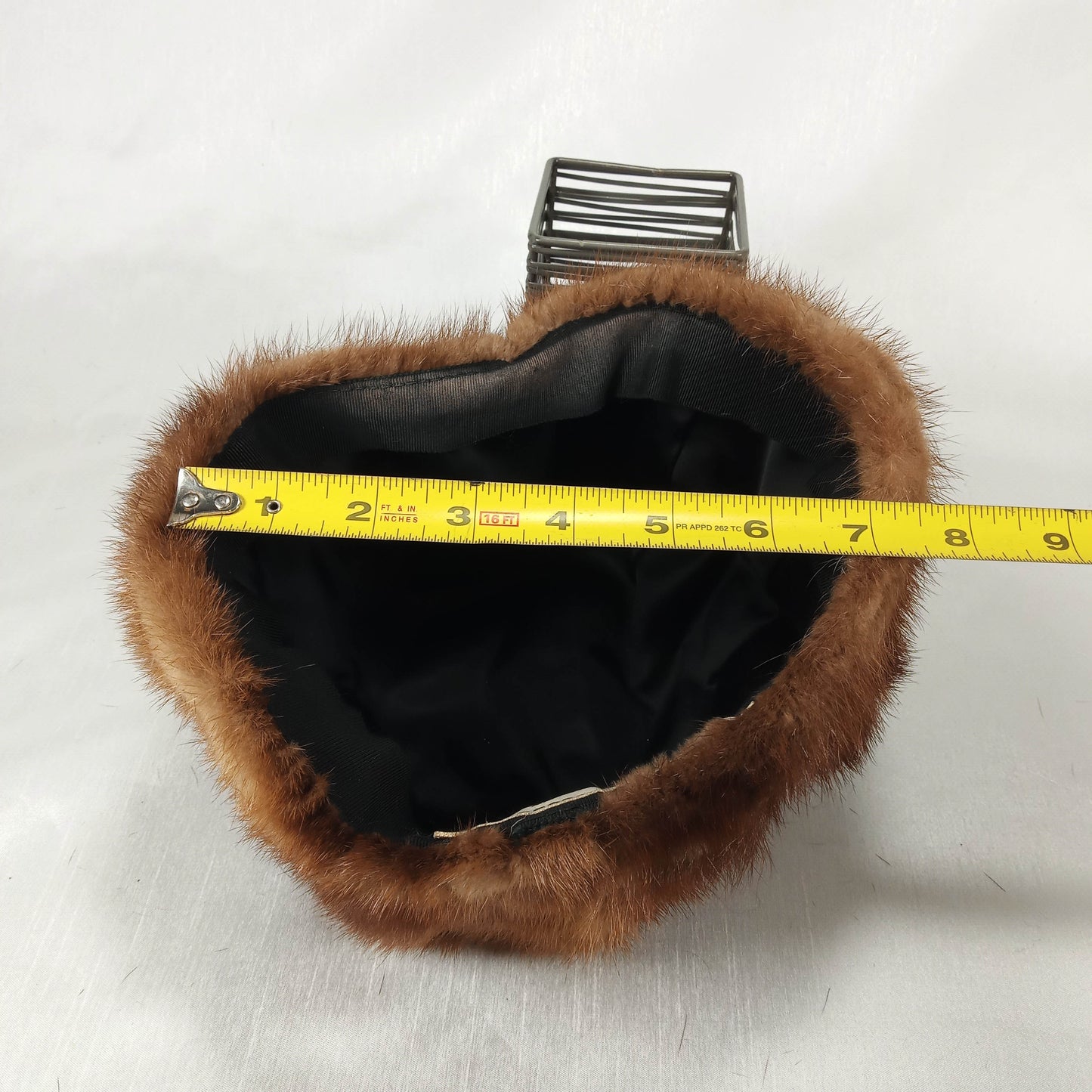 1950's Brown Mink Fur Hat by Marche