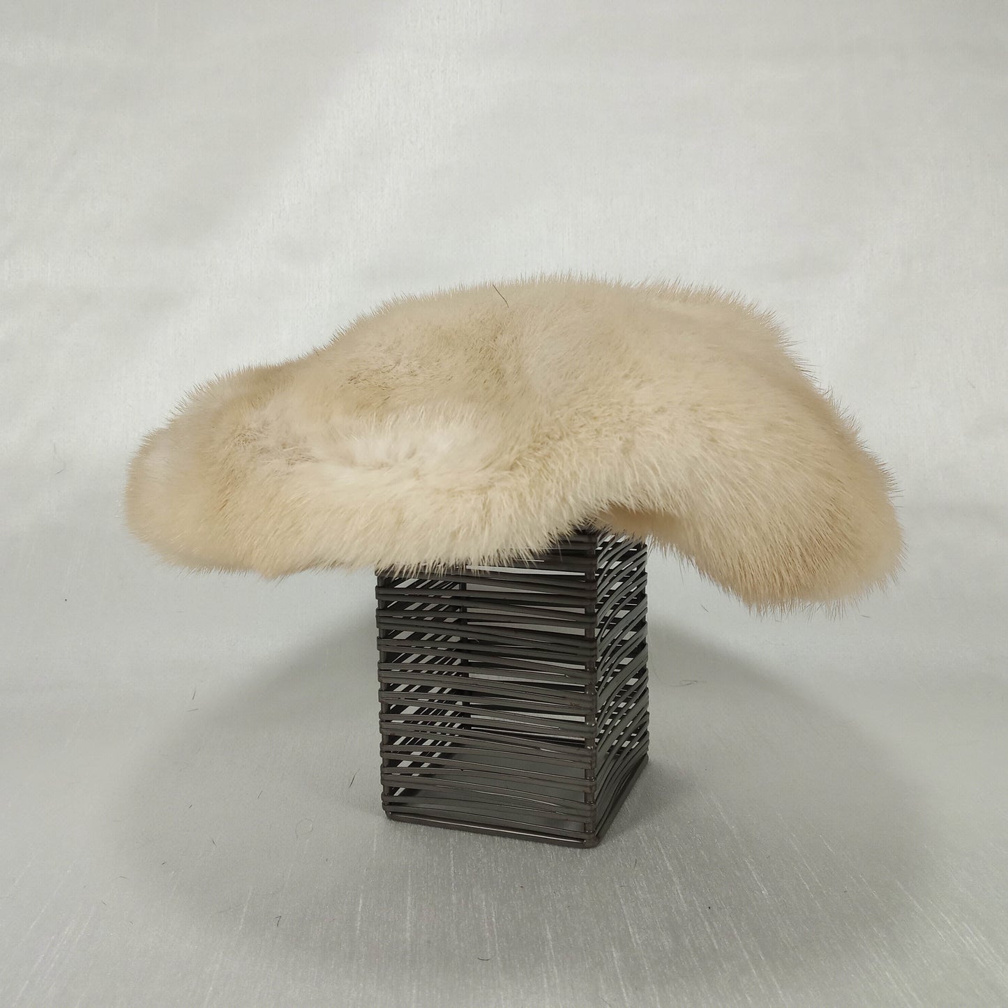 1960's Tourmaline Blond Mink Fur Hat by Jindo