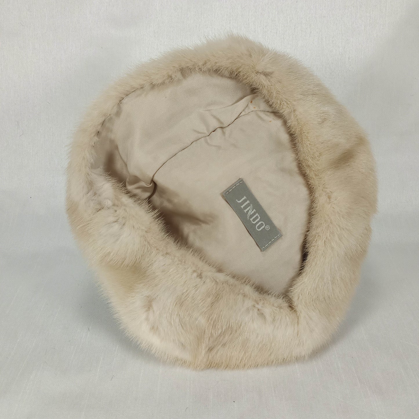 1960's Tourmaline Blond Mink Fur Hat by Jindo