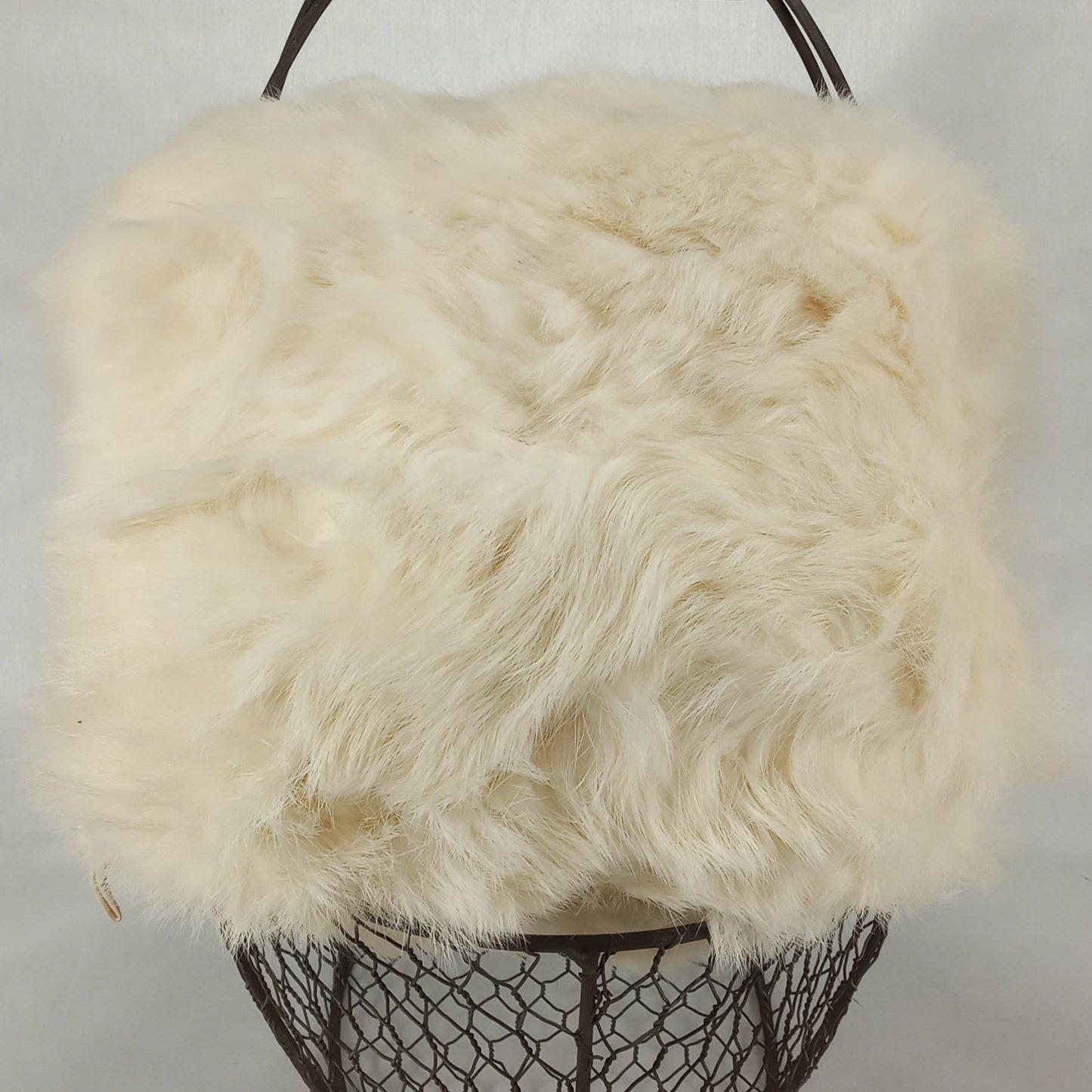 1940's Winter White Fur Muff