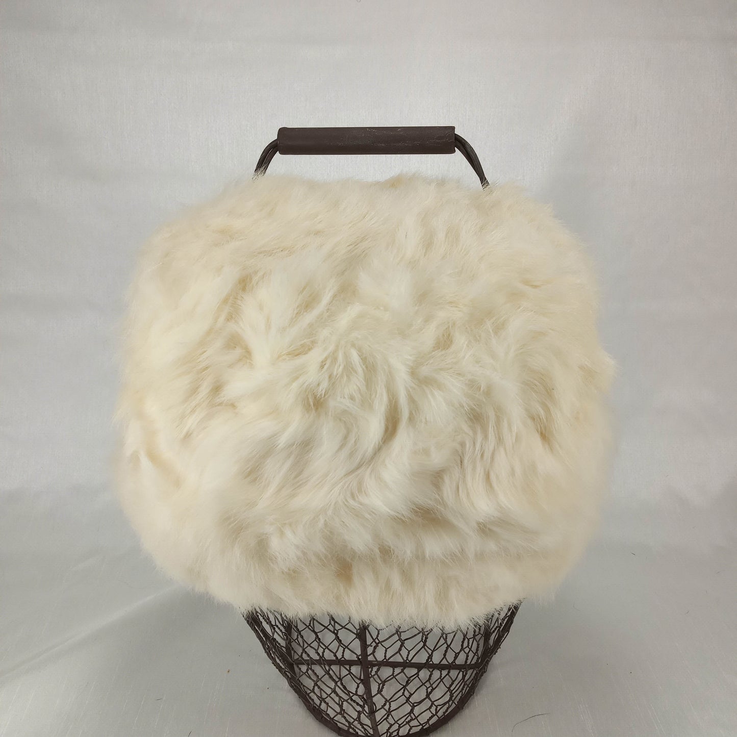 1940's Winter White Fur Muff