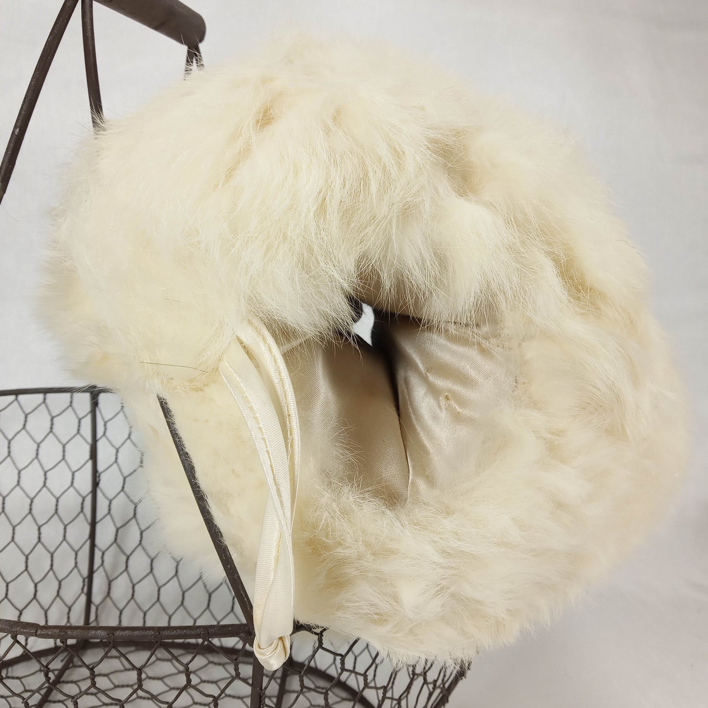 1940's Winter White Fur Muff