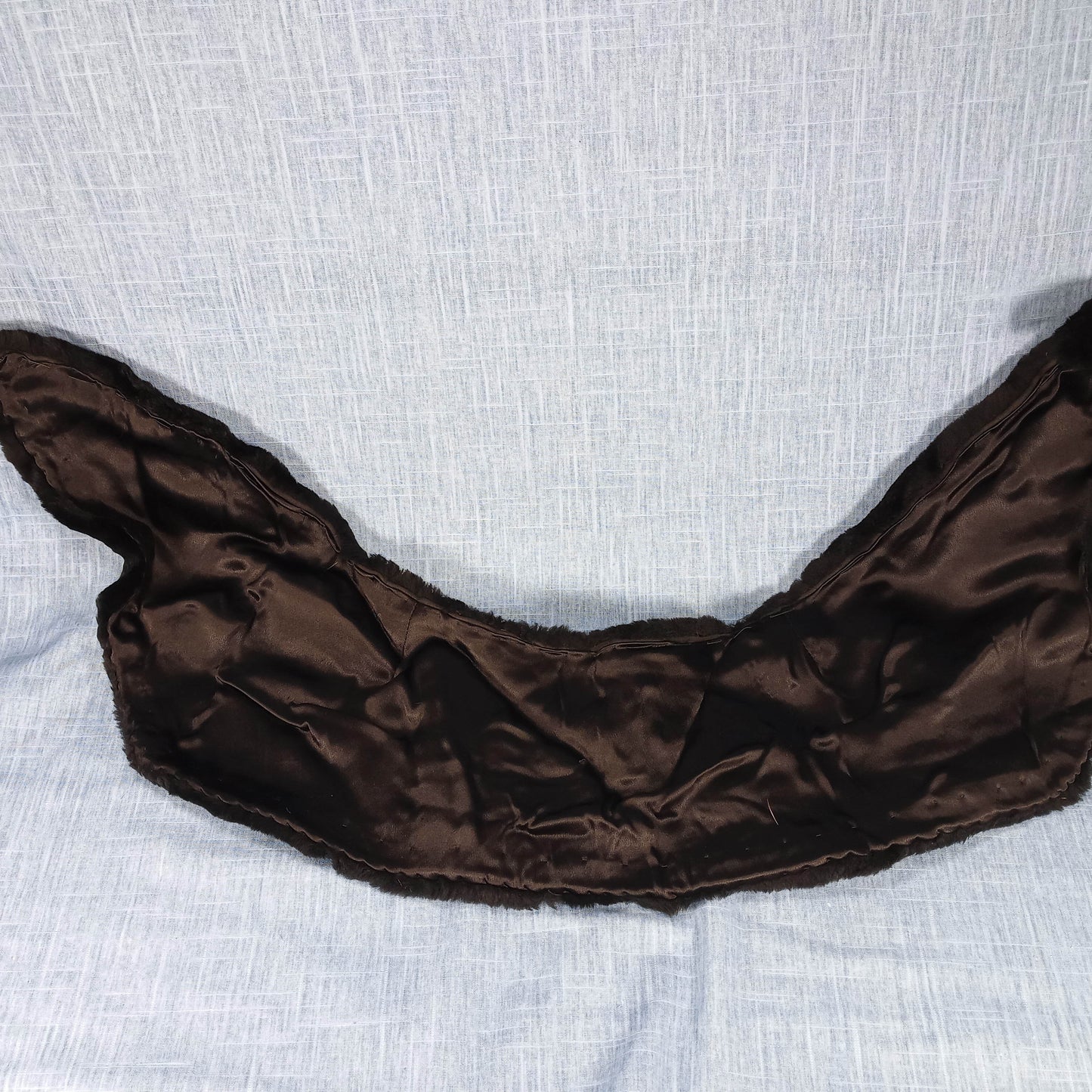 1940's Black Mouton Fur Stole