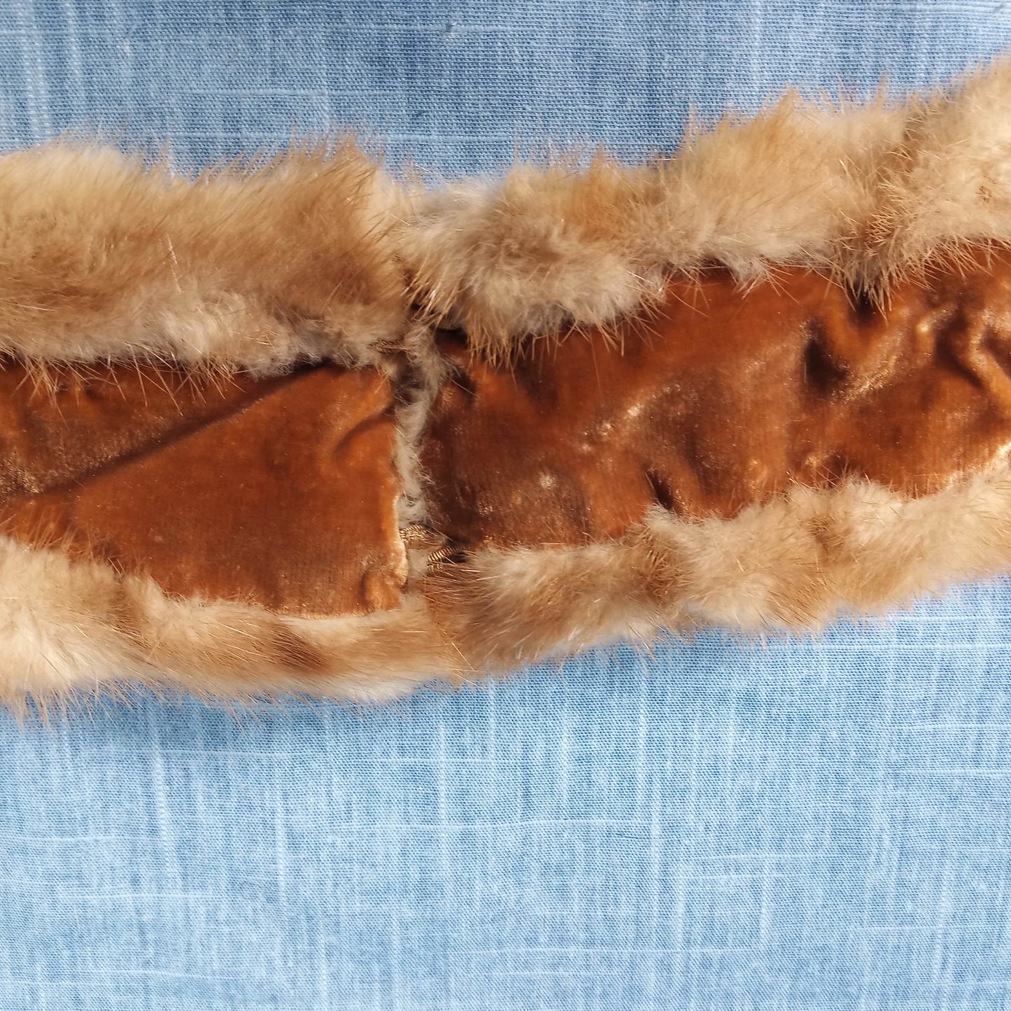 1950's Chocolate Brown Mink Fur Collar by Murphy's