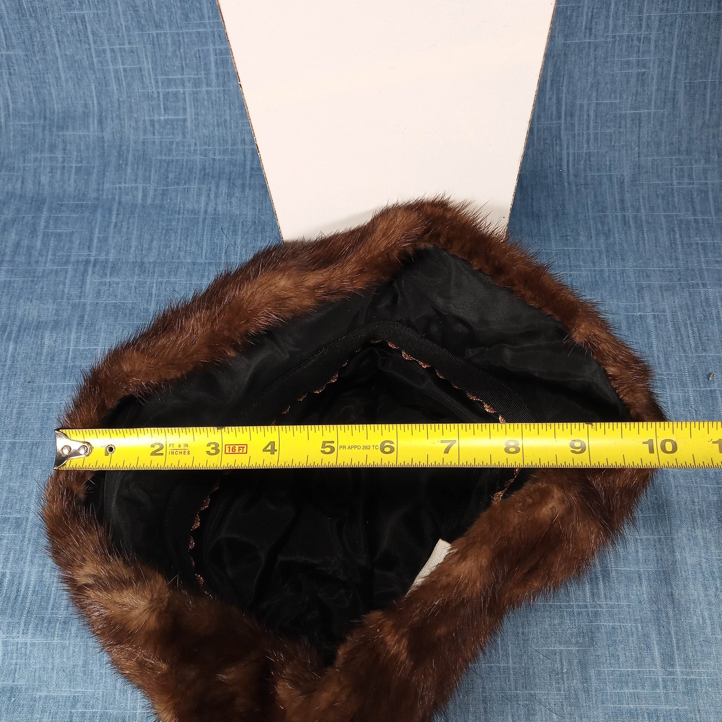 1950's Dark Mink Fur Bucket Hat by Mr. John Milliner