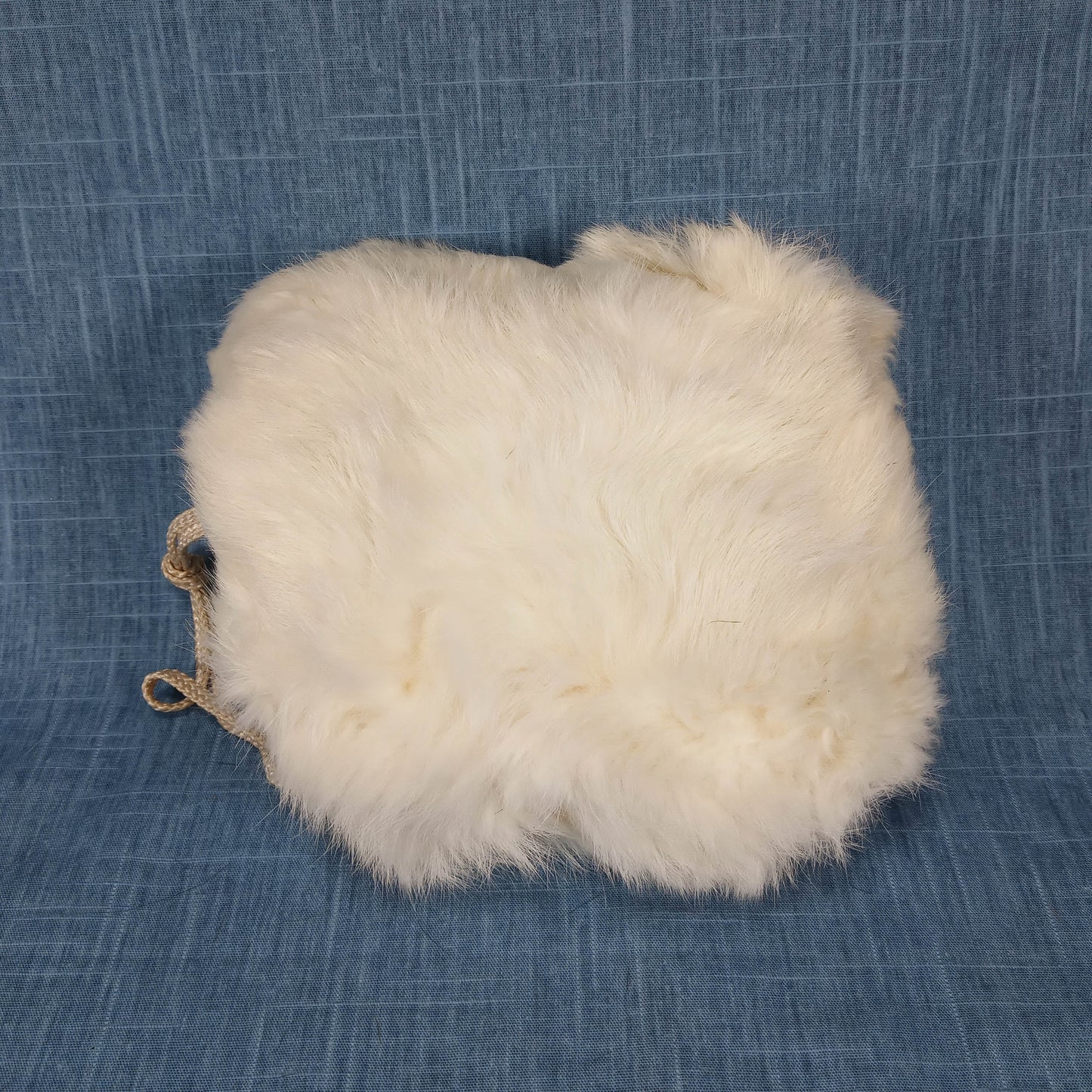 1950's White Rabbit Fur Children's Muff
