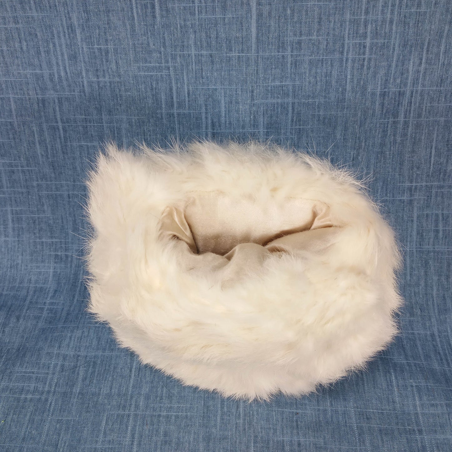 1950's White Rabbit Fur Children's Muff