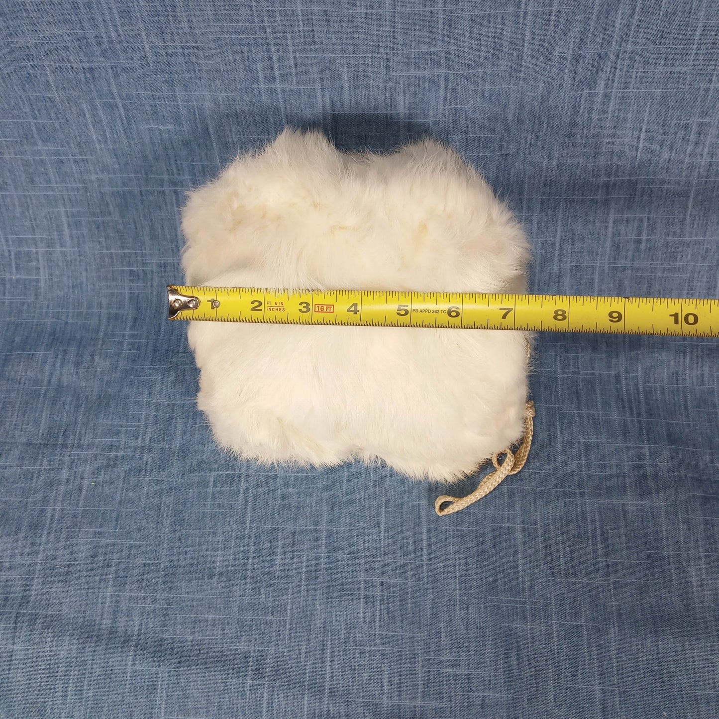1950's White Rabbit Fur Children's Muff