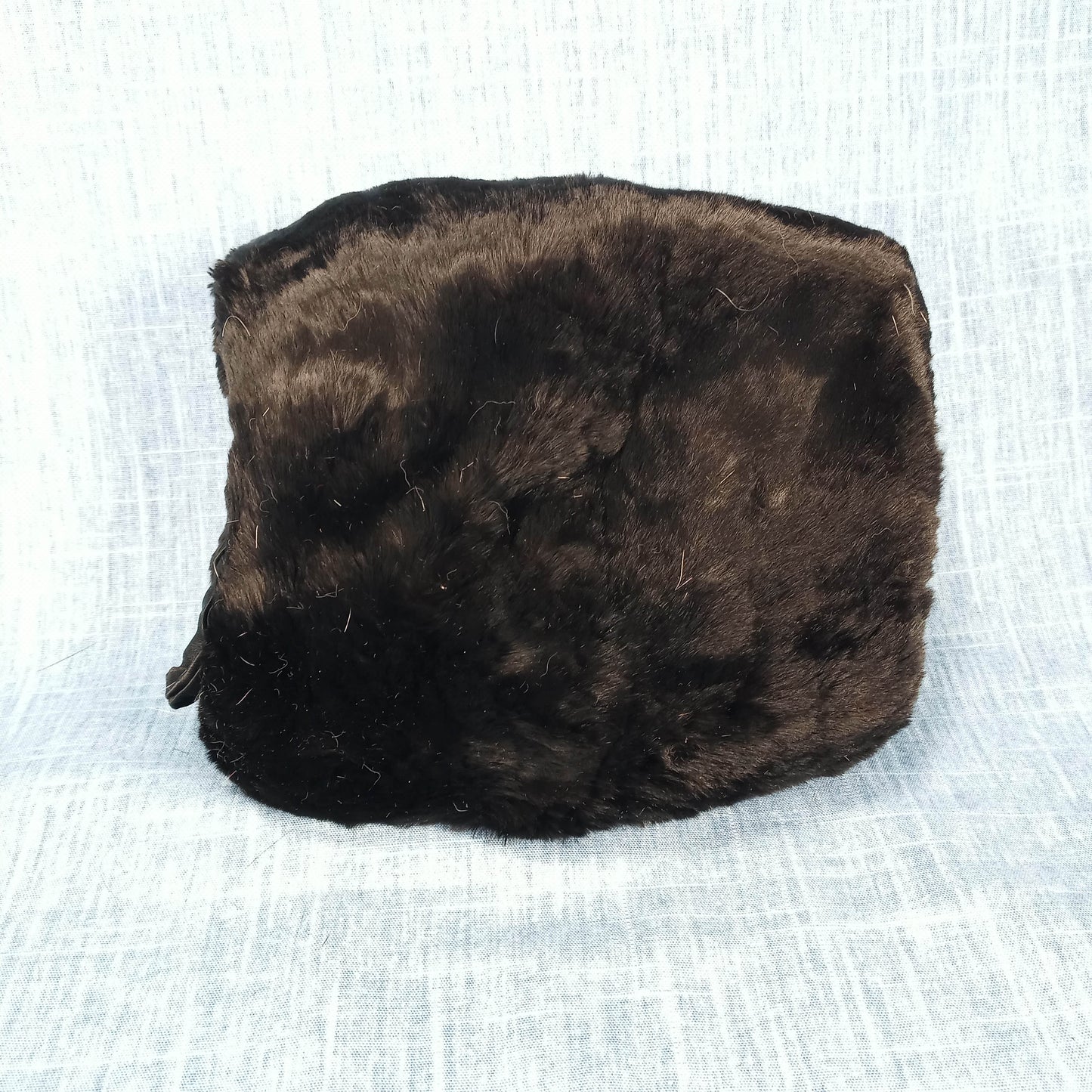 1940's Black Sheared Beaver Fur Muff