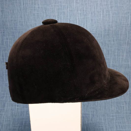 1930s Vintage Black Riding Hat/Helmet