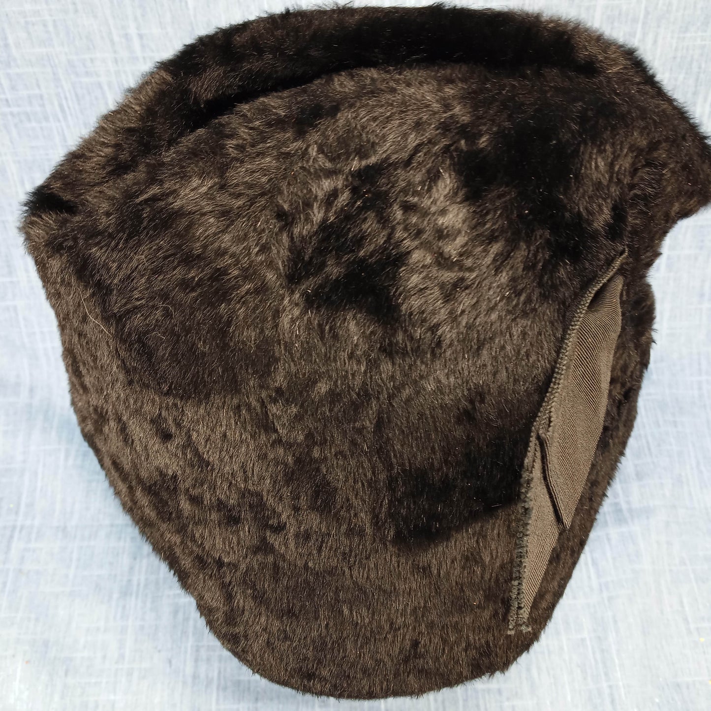 1950s Black Felted Faux Fur Cloche Hat with Bow Hat by Duchess from Italy