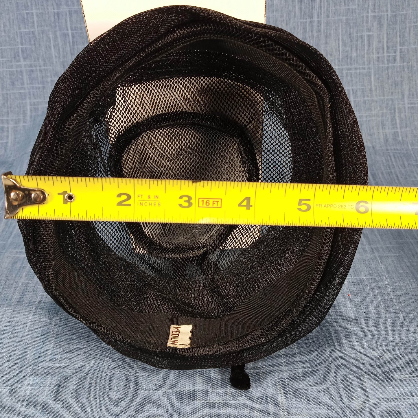 1940s Black Sisal Net Lampshade Hat