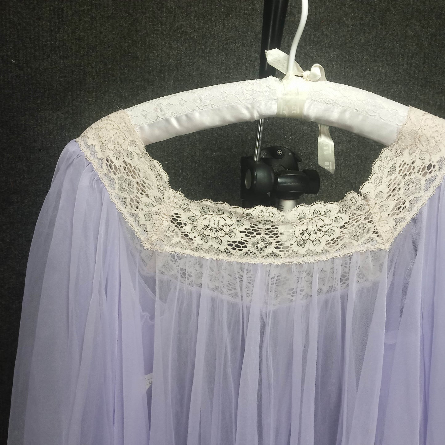 1960's Lavender Chiffon & Lace Peignoir Robe – Needs Love