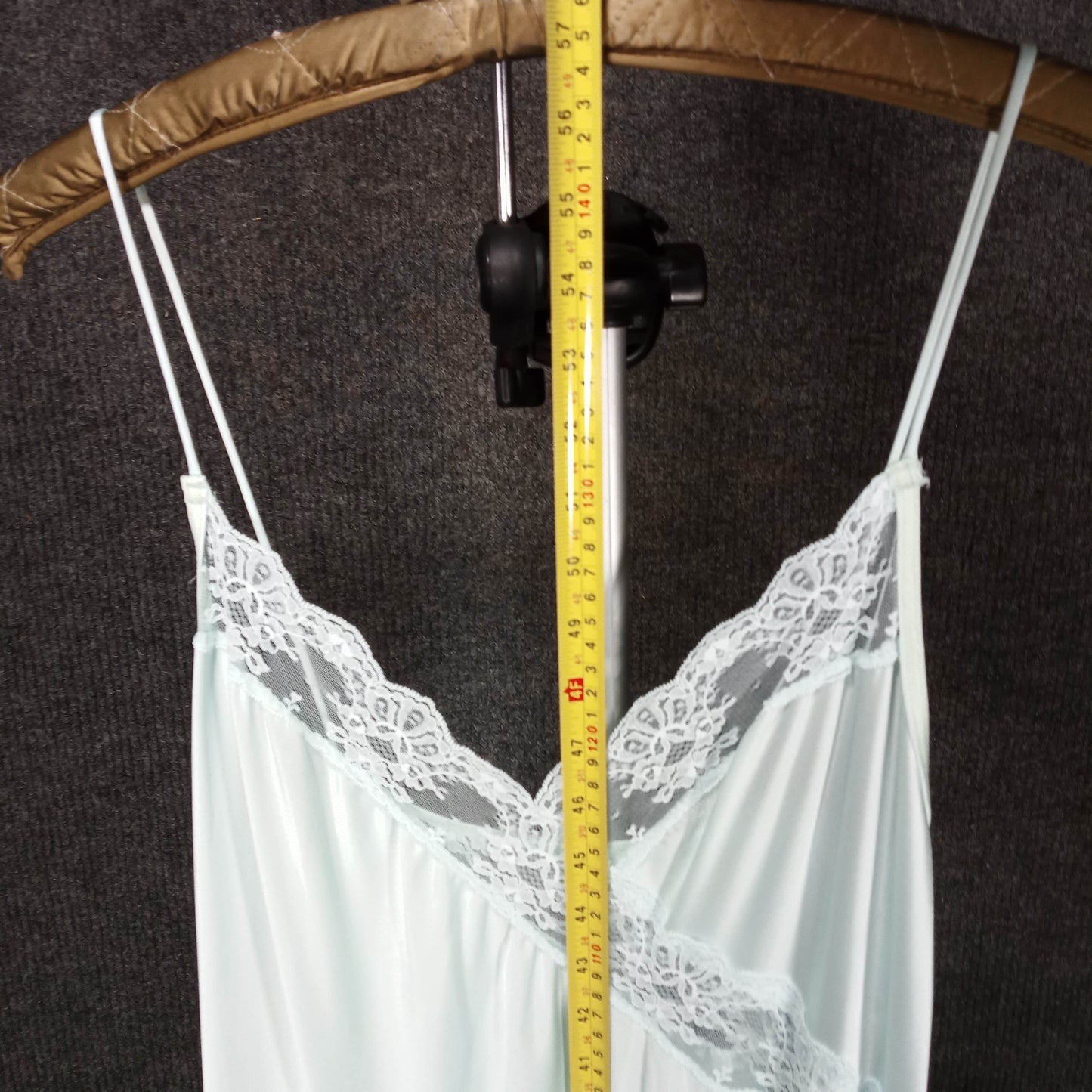 1980's Mint Julep Bias Cut Nightie by H Kickernick