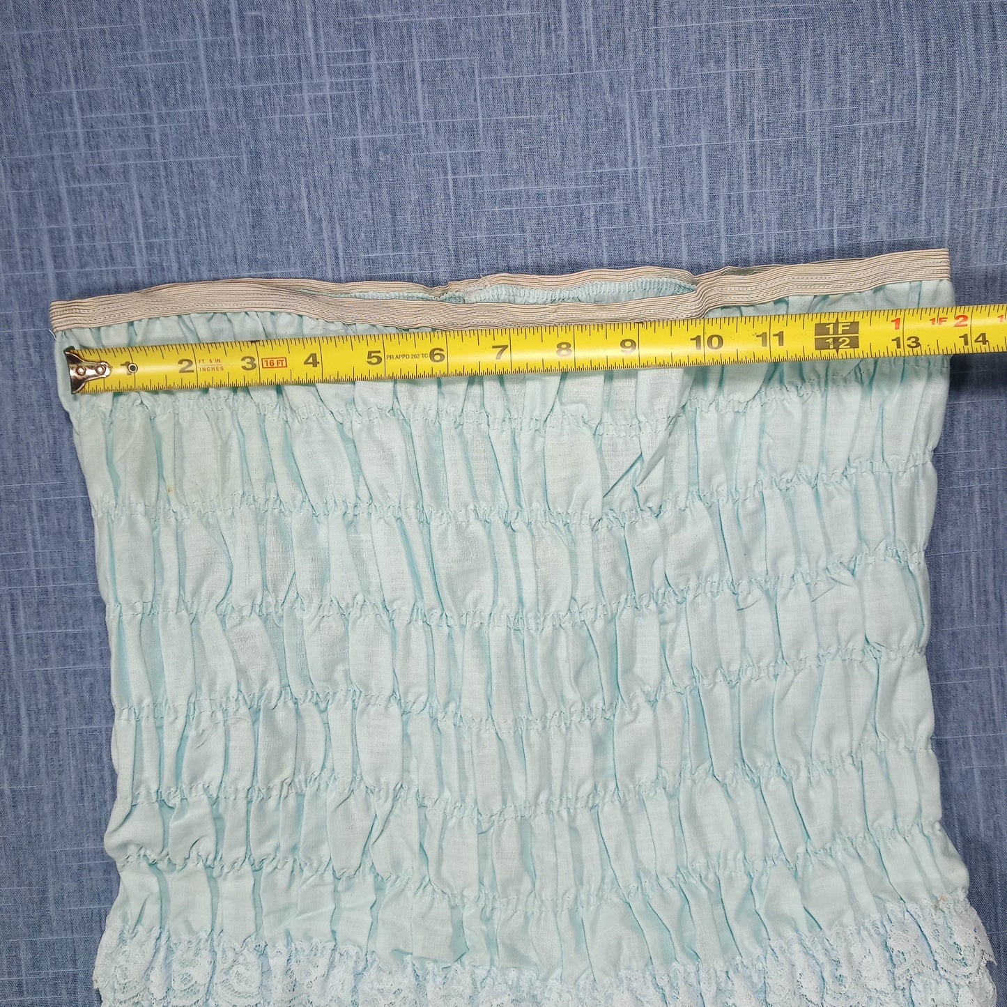 1950s Baby Blue Lace Tiered Bloomers