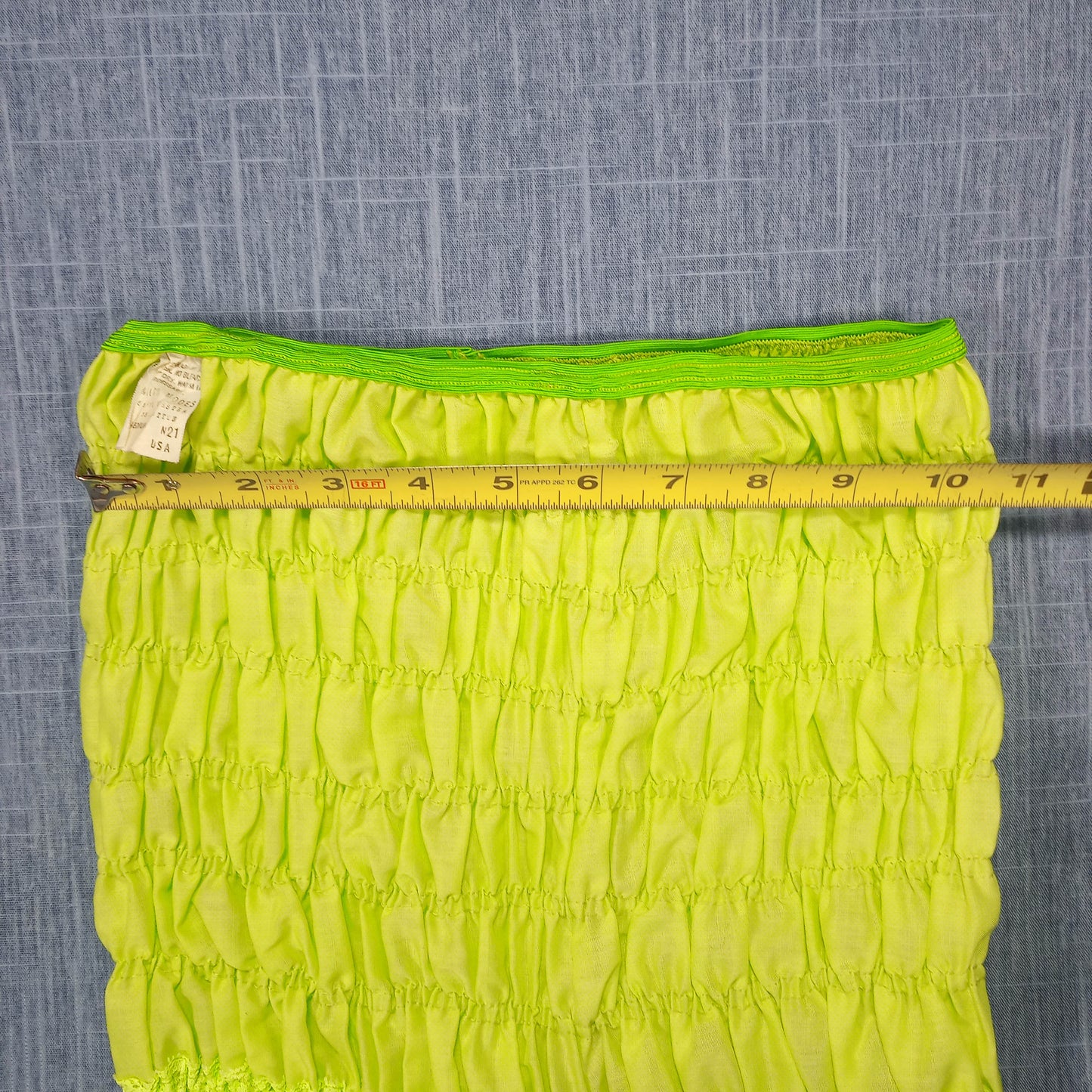 1950s Apple Green Tiered Ruffle and Lace Bloomers