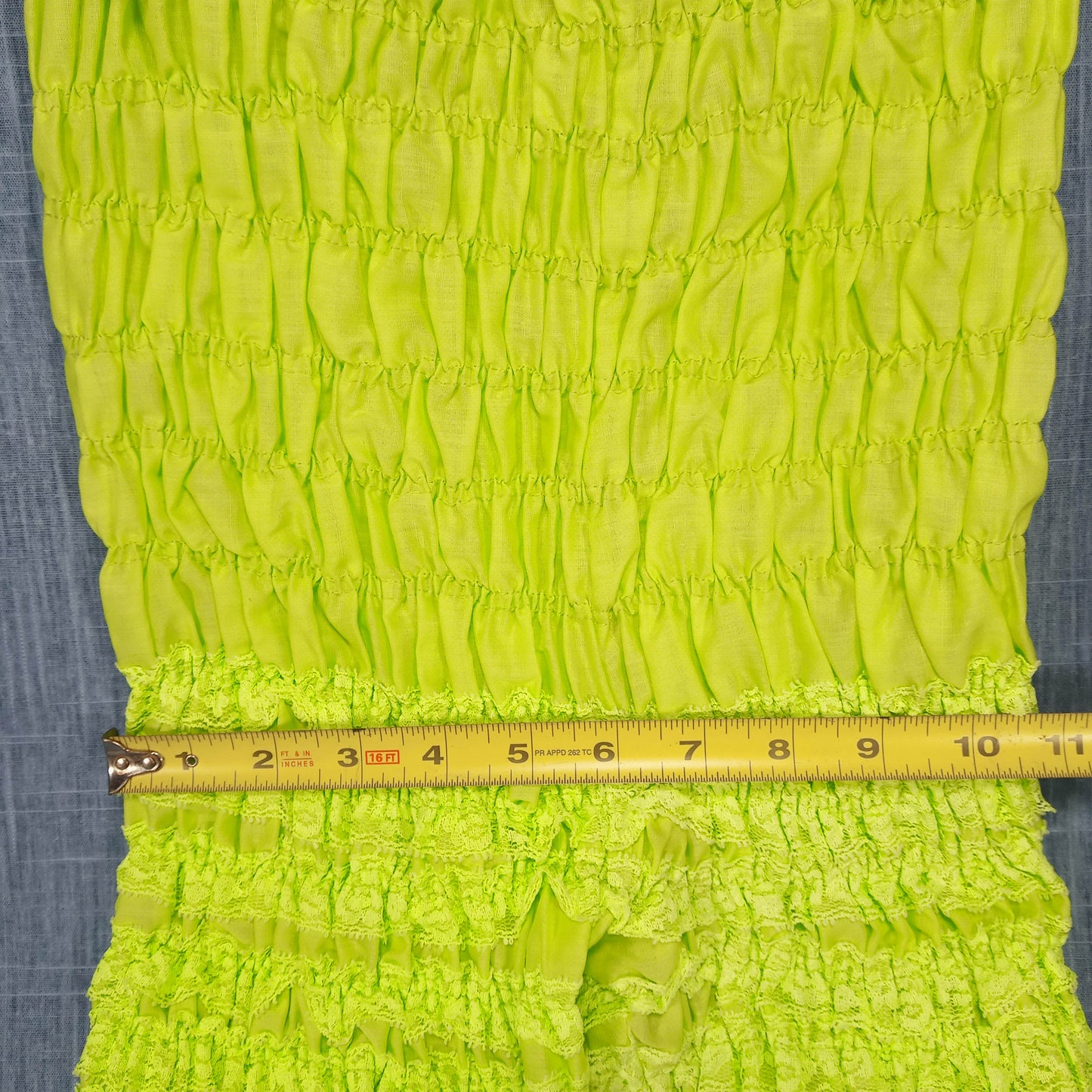 1950s Apple Green Tiered Ruffle and Lace Bloomers