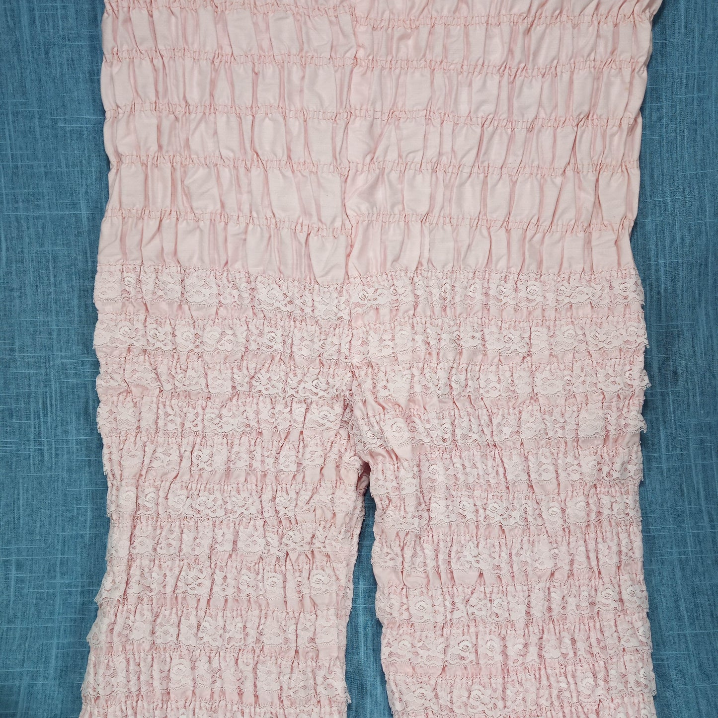 1950s Pink Lace Tiered Bloomers