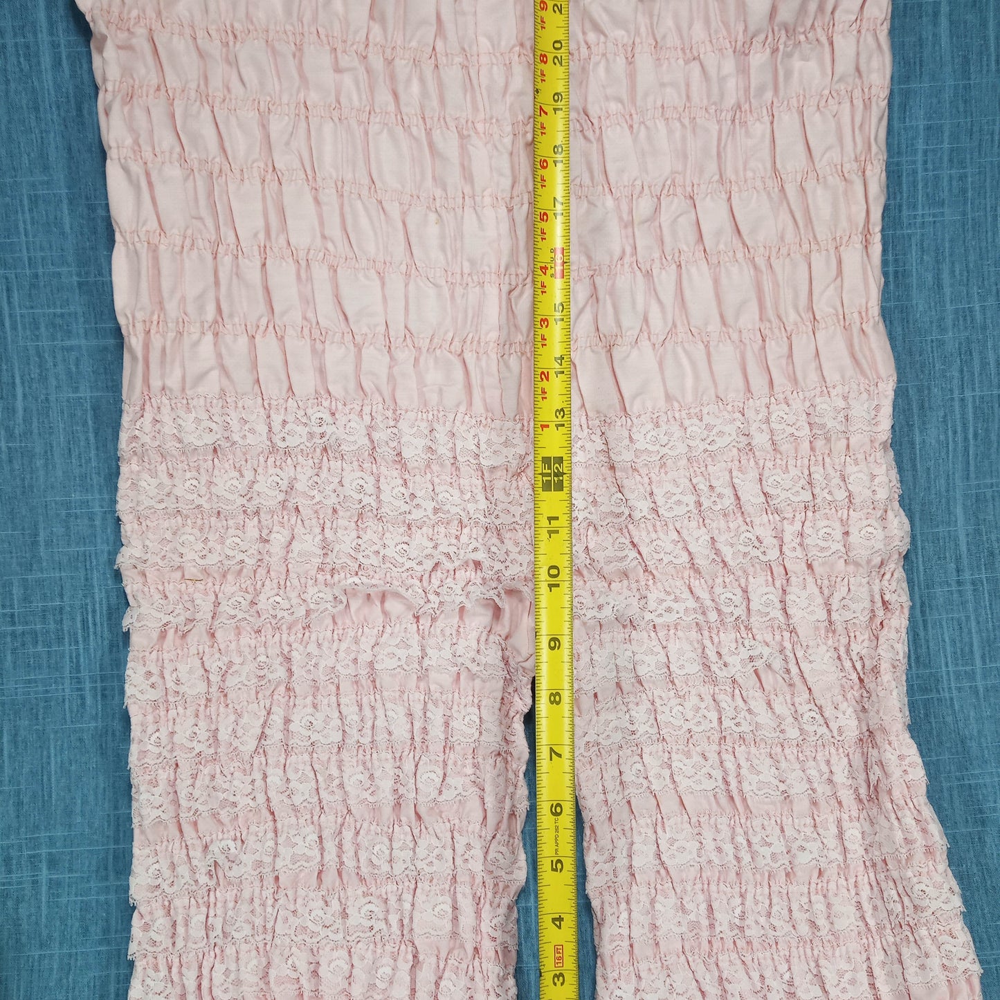 1950s Pink Lace Tiered Bloomers